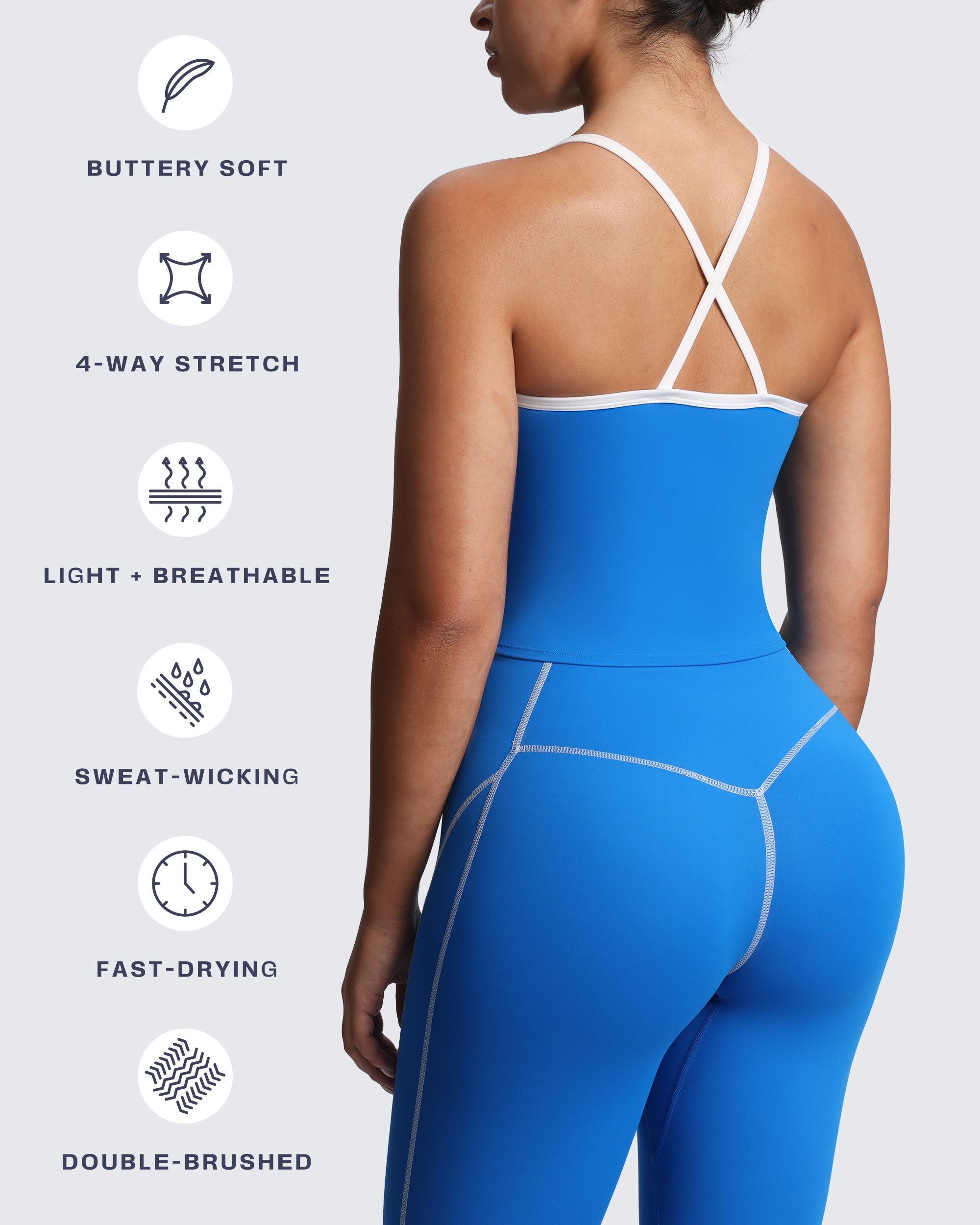 Aoxjox "Lexi" Lined Longline Tank Top
