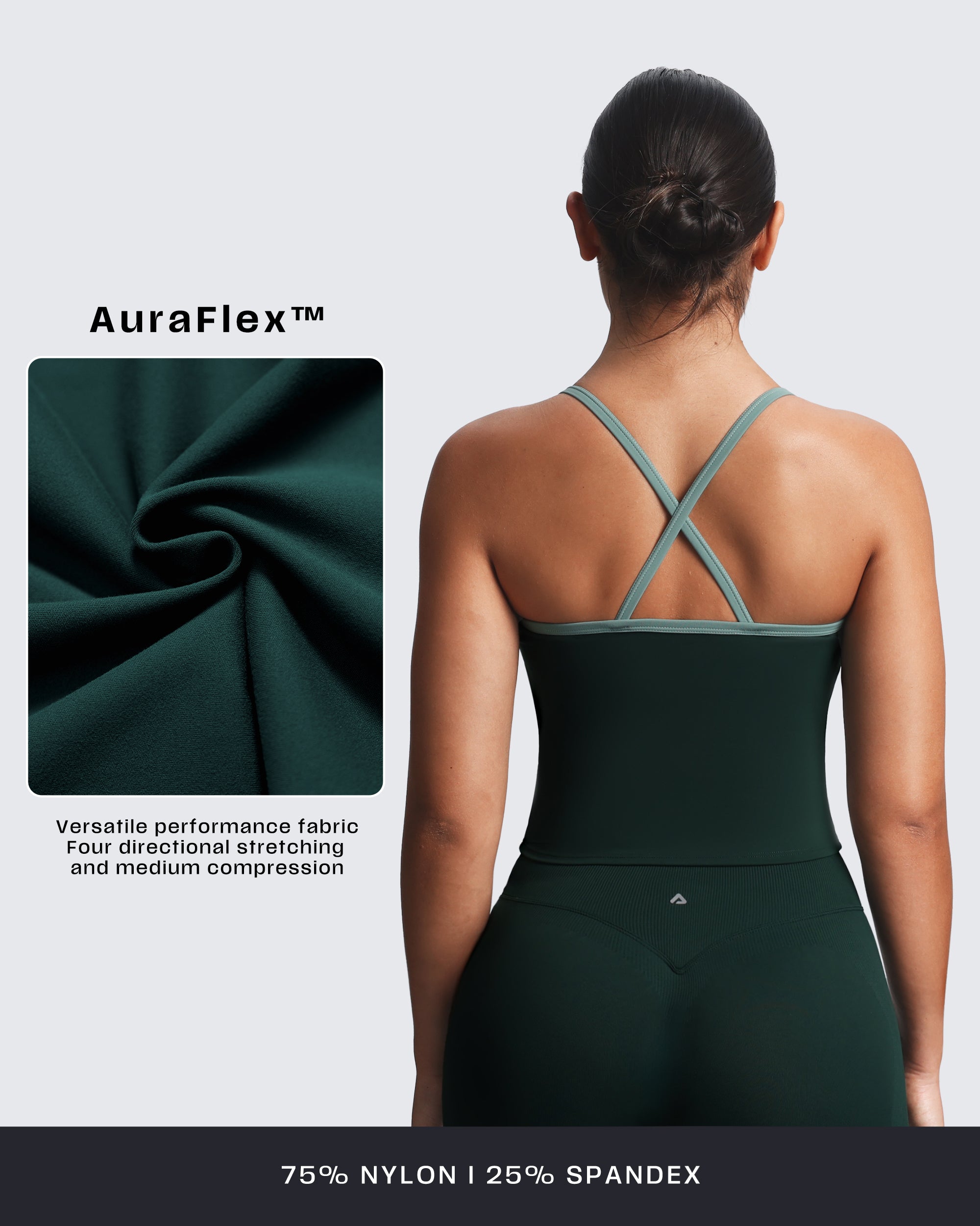 Aoxjox "Lexi" Lined Longline Tank Top