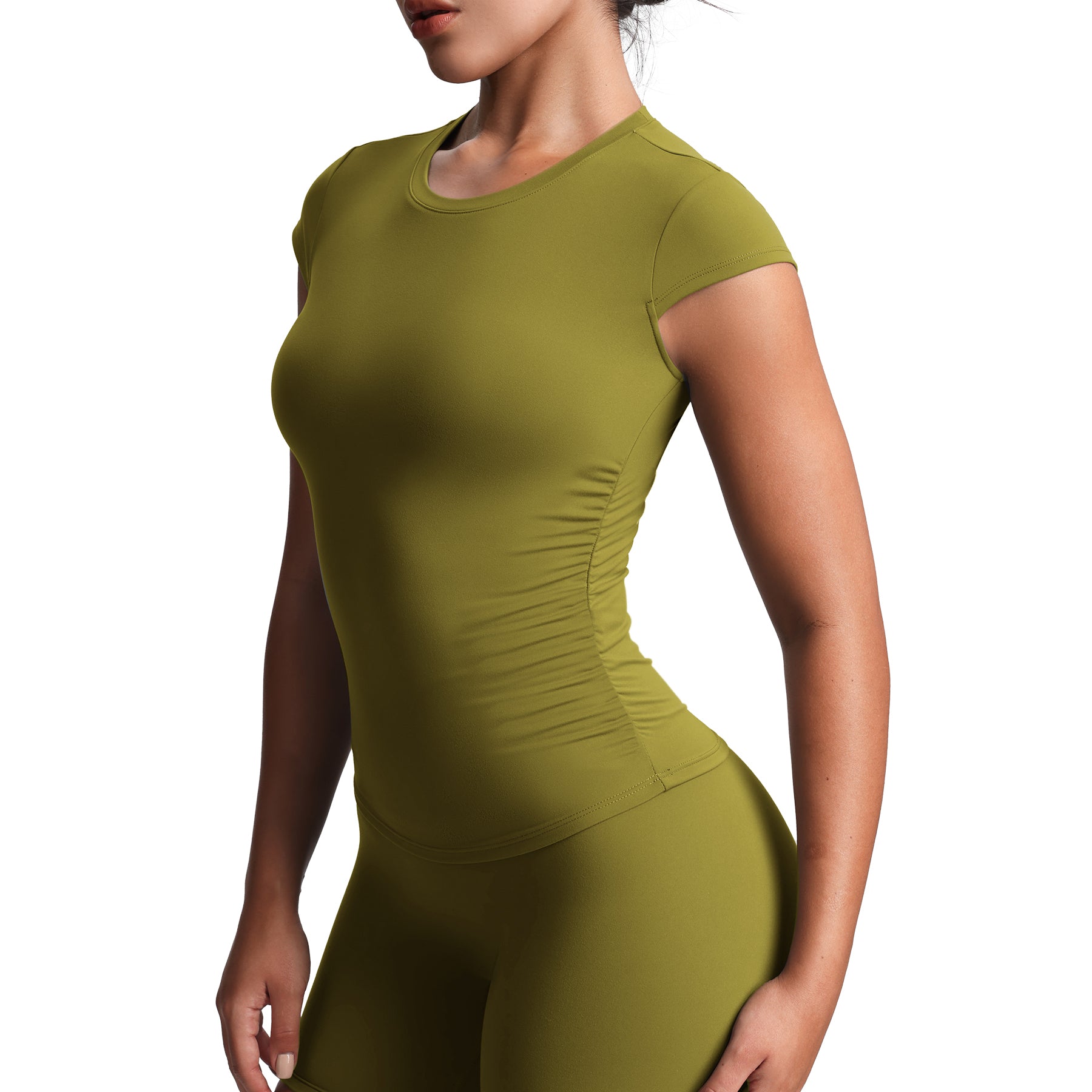 Aoxjox “Velura“ Ruched Tee