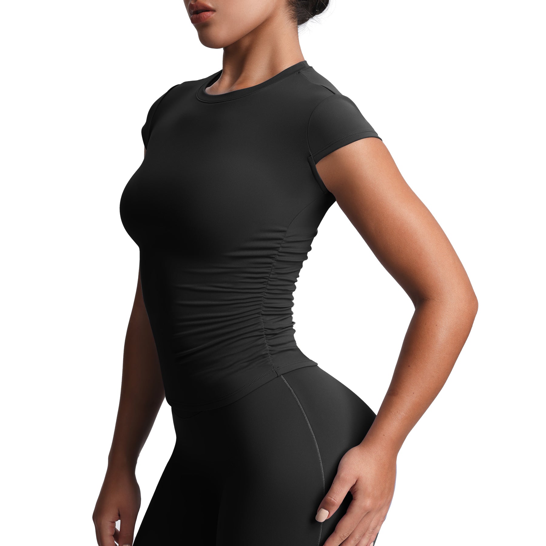 Aoxjox “Velura“ Ruched Tee