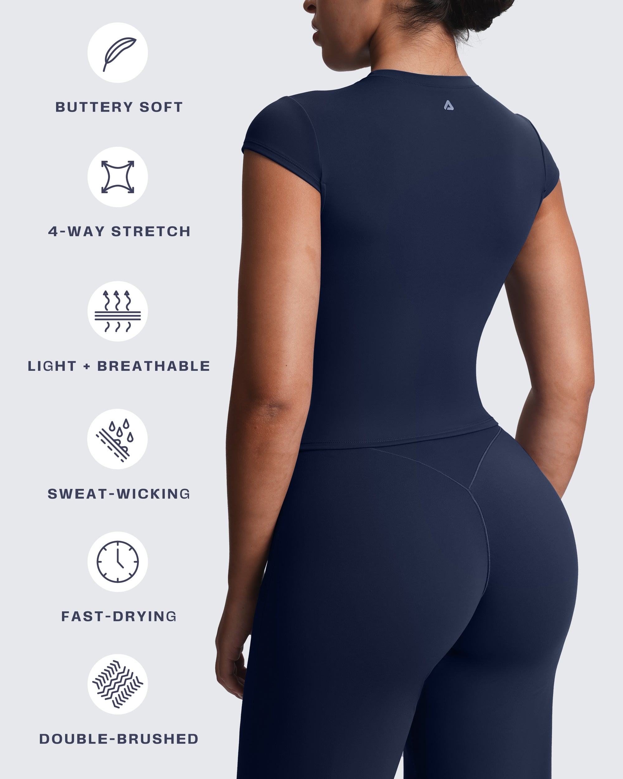 Aoxjox “Velura“ Ruched Tee
