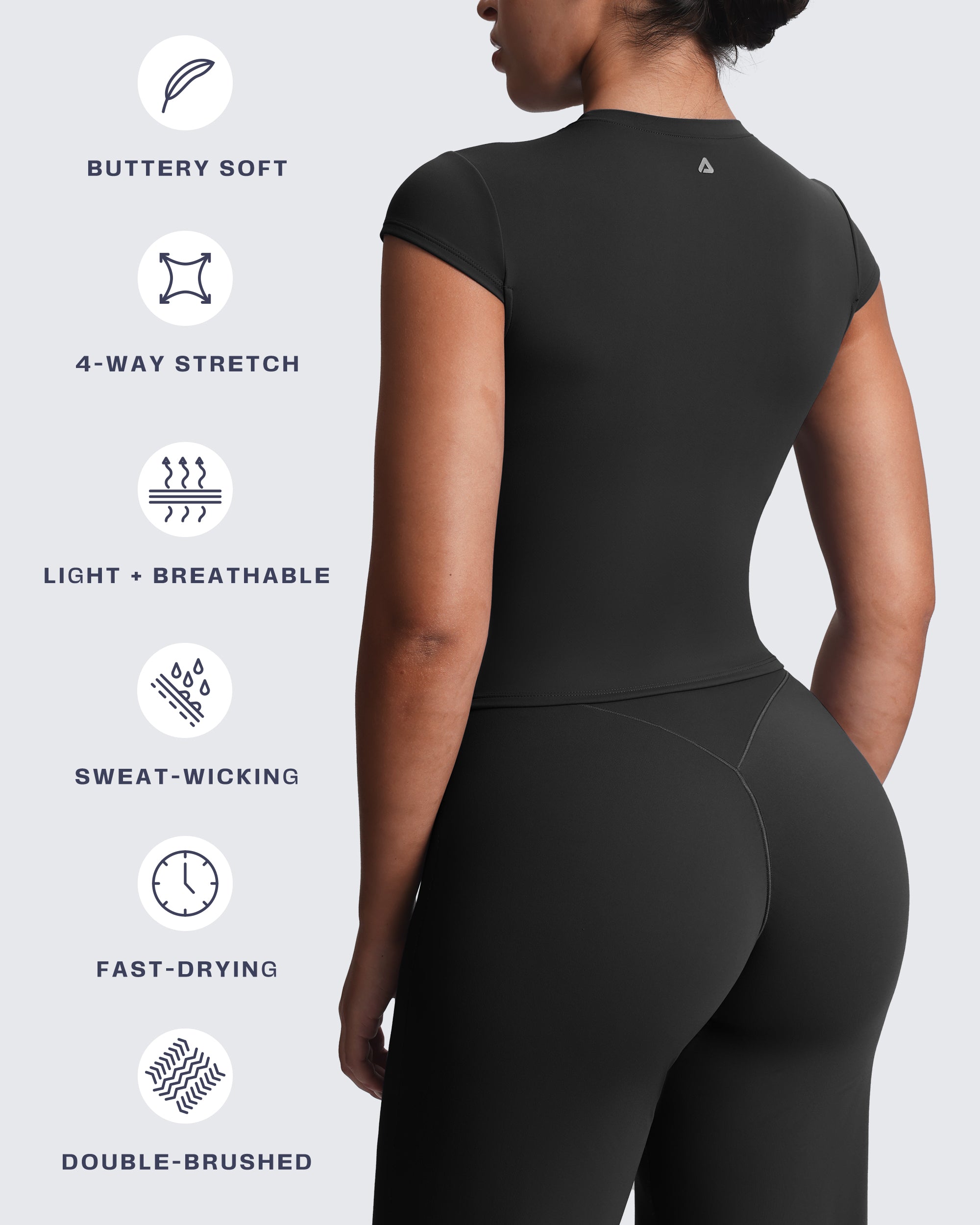 Aoxjox “Velura“ Ruched Tee