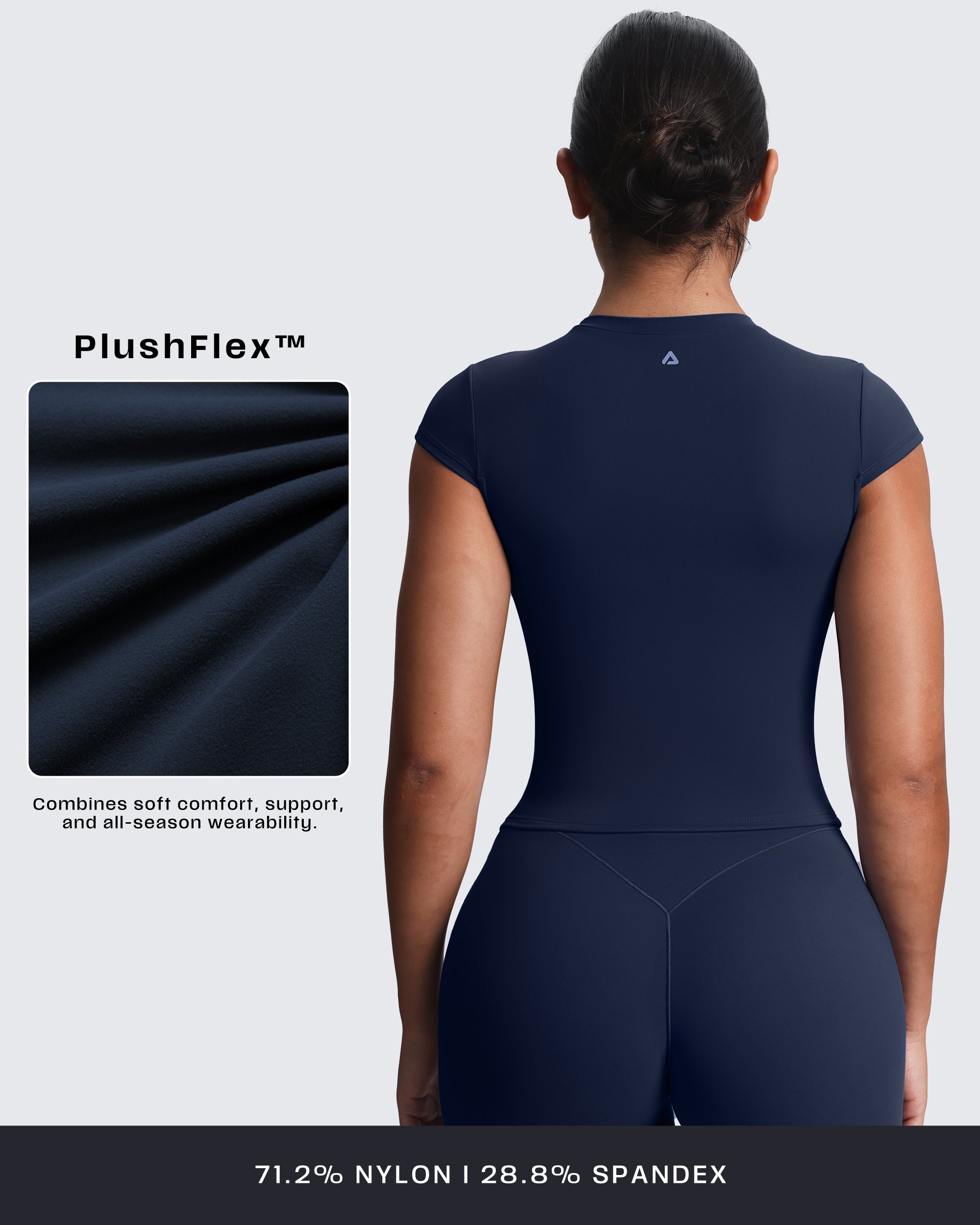 Aoxjox “Velura“ Ruched Tee