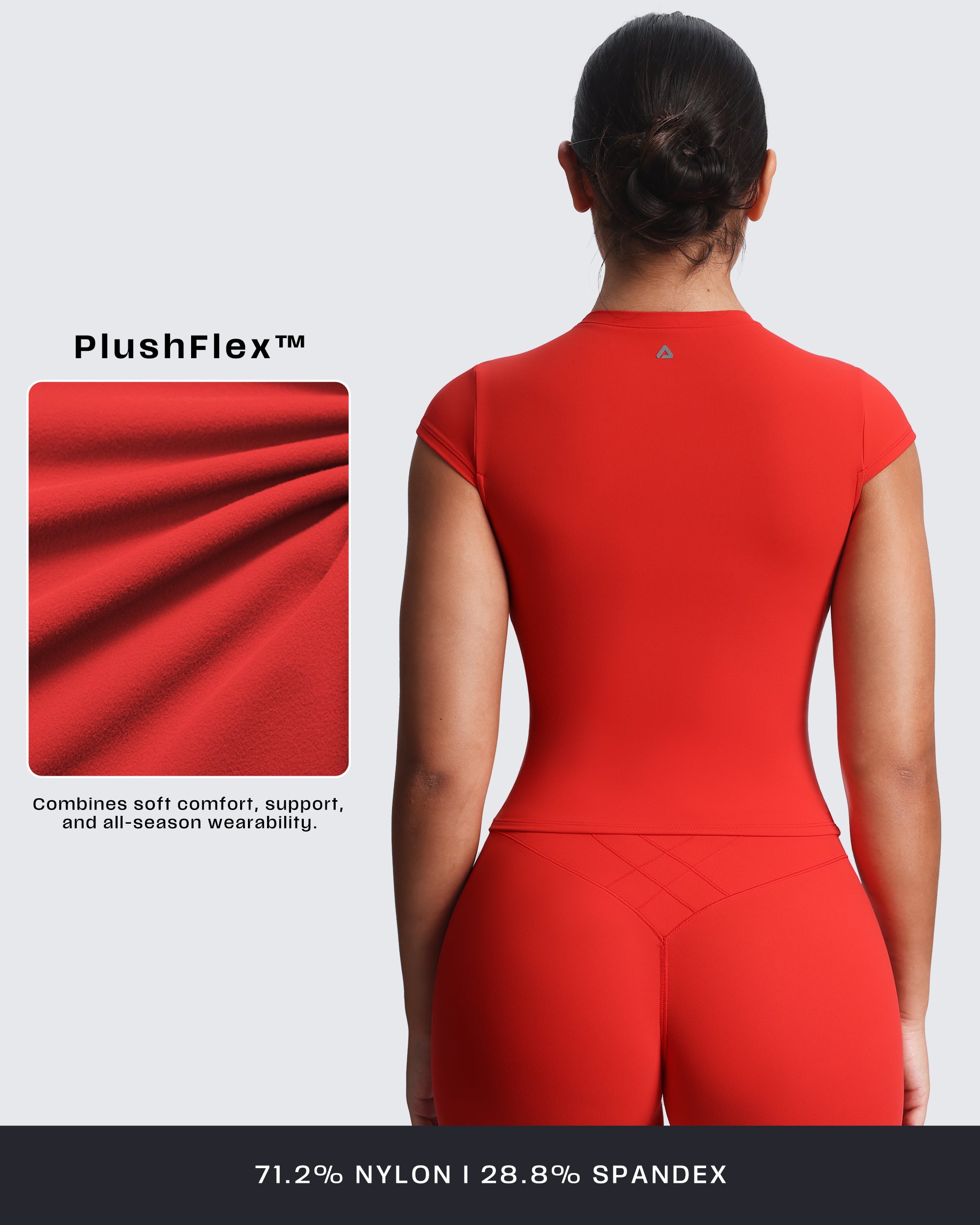 Aoxjox “Velura“ Ruched Tee