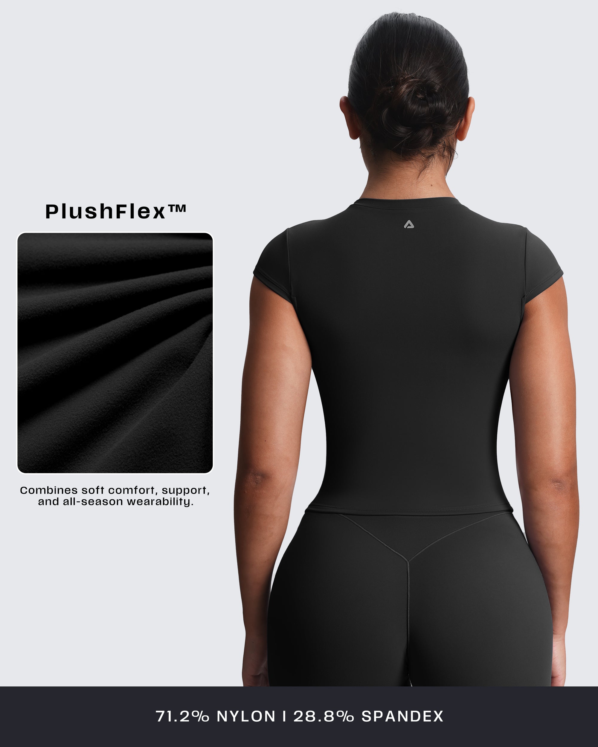 Aoxjox “Velura“ Ruched Tee