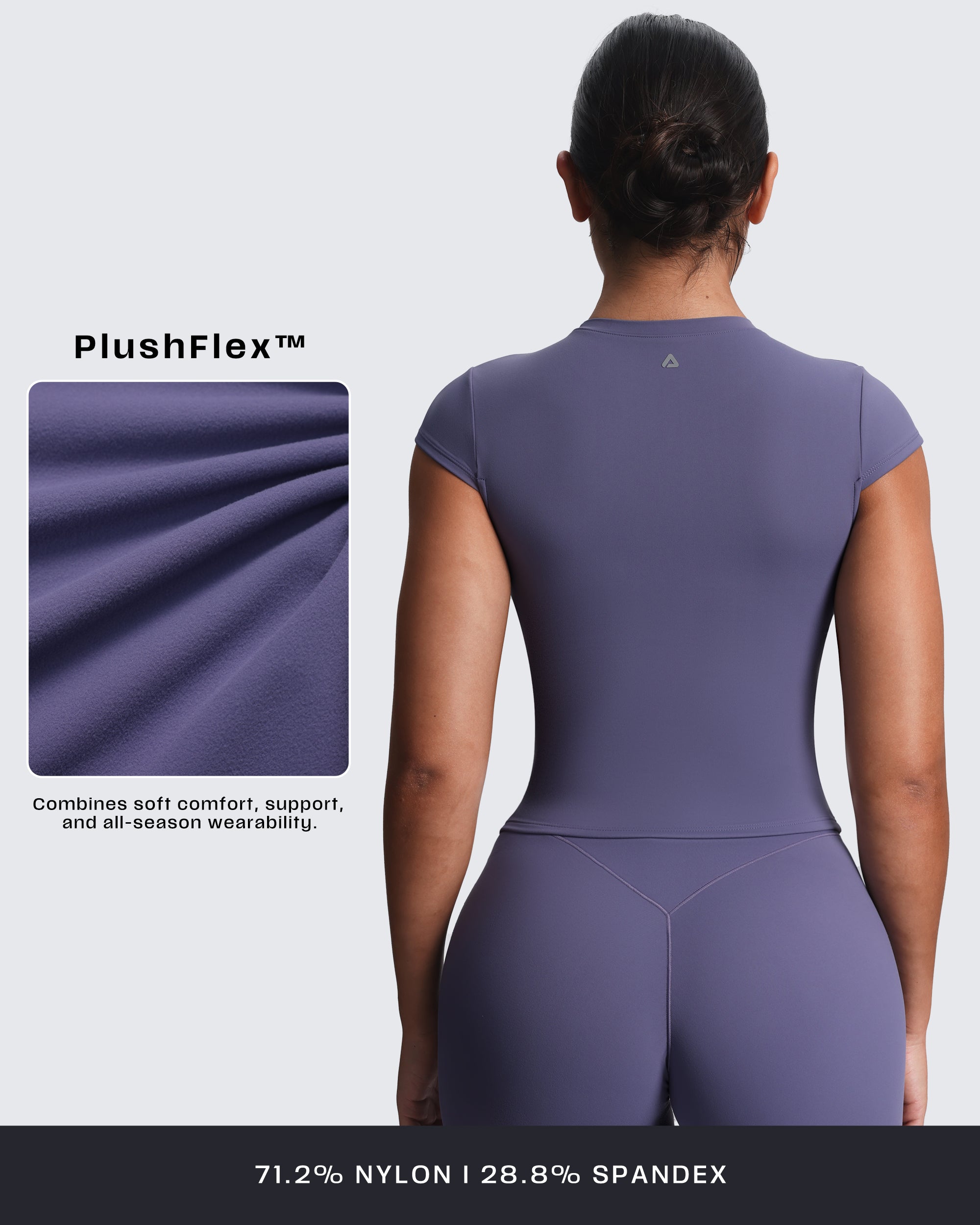 Aoxjox “Velura“ Ruched Tee