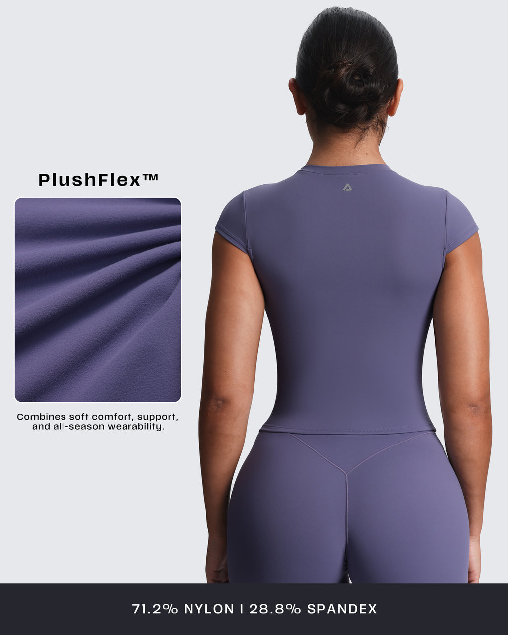 Aoxjox “Velura“ Ruched Tee