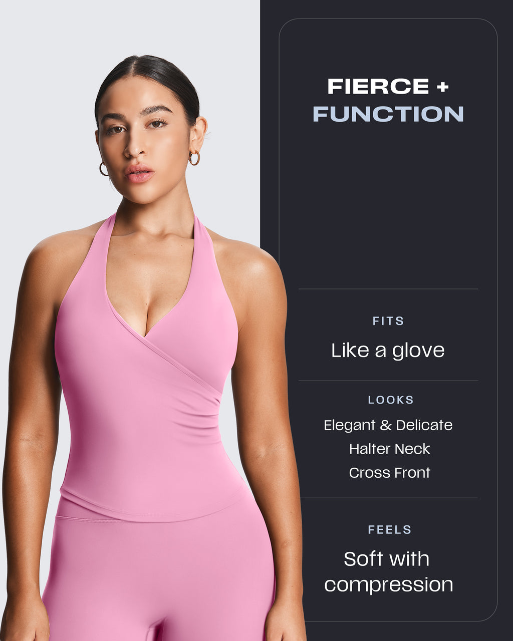 Aoxjox "Athlenza" Wrap Halter Tank