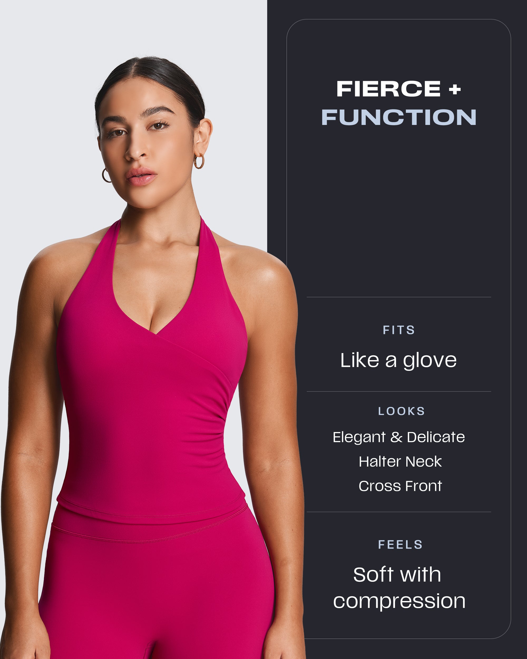 Aoxjox "Athlenza" Wrap Halter Tank