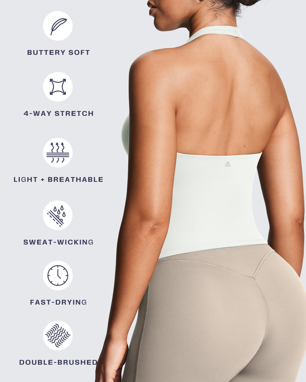 Aoxjox "Athlenza" Wrap Halter Tank