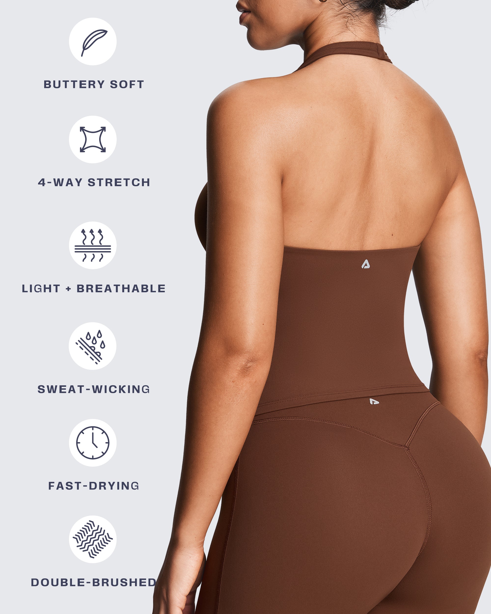 Aoxjox "Athlenza" Wrap Halter Tank