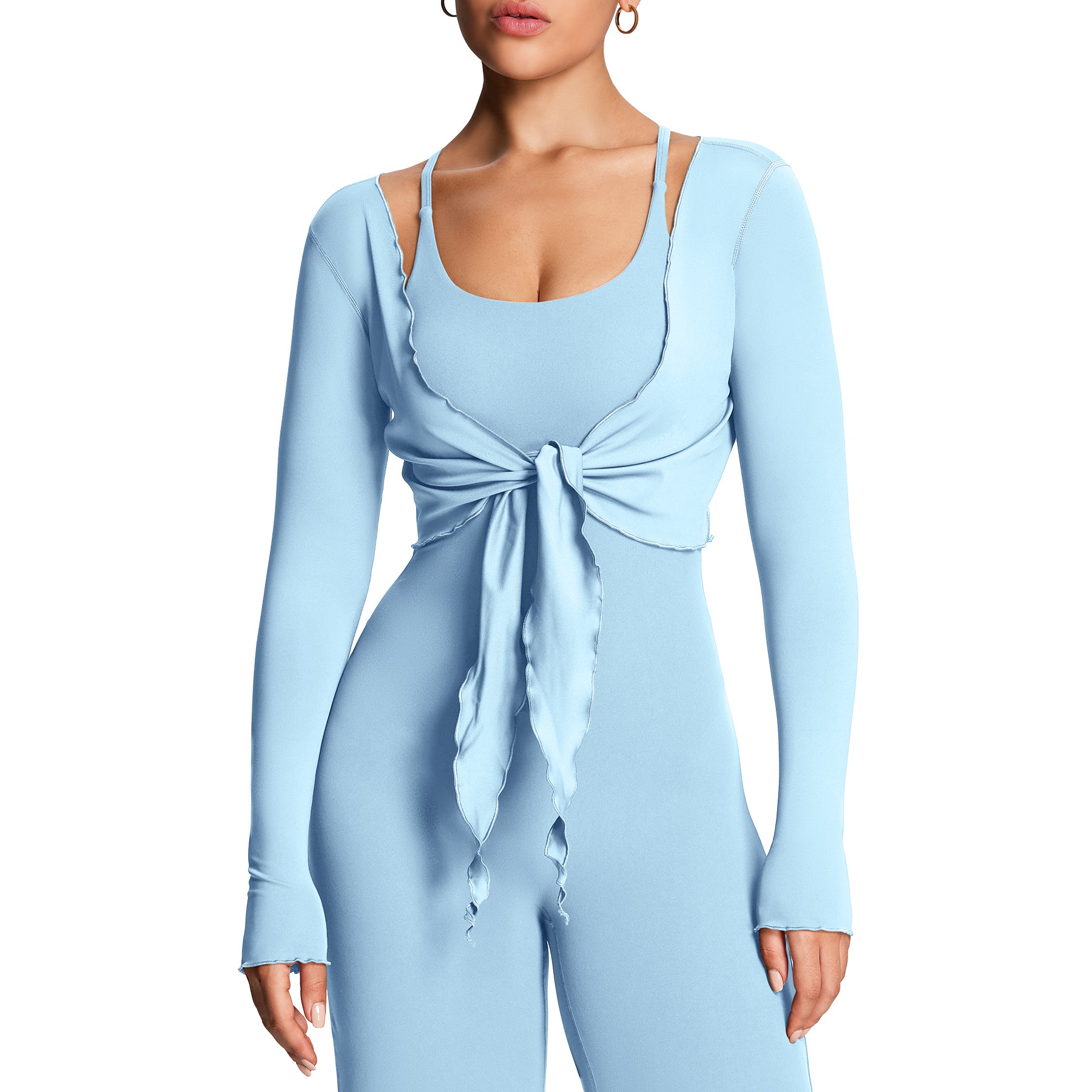 Aoxjox "Athlenza" Ruffle Wrap
