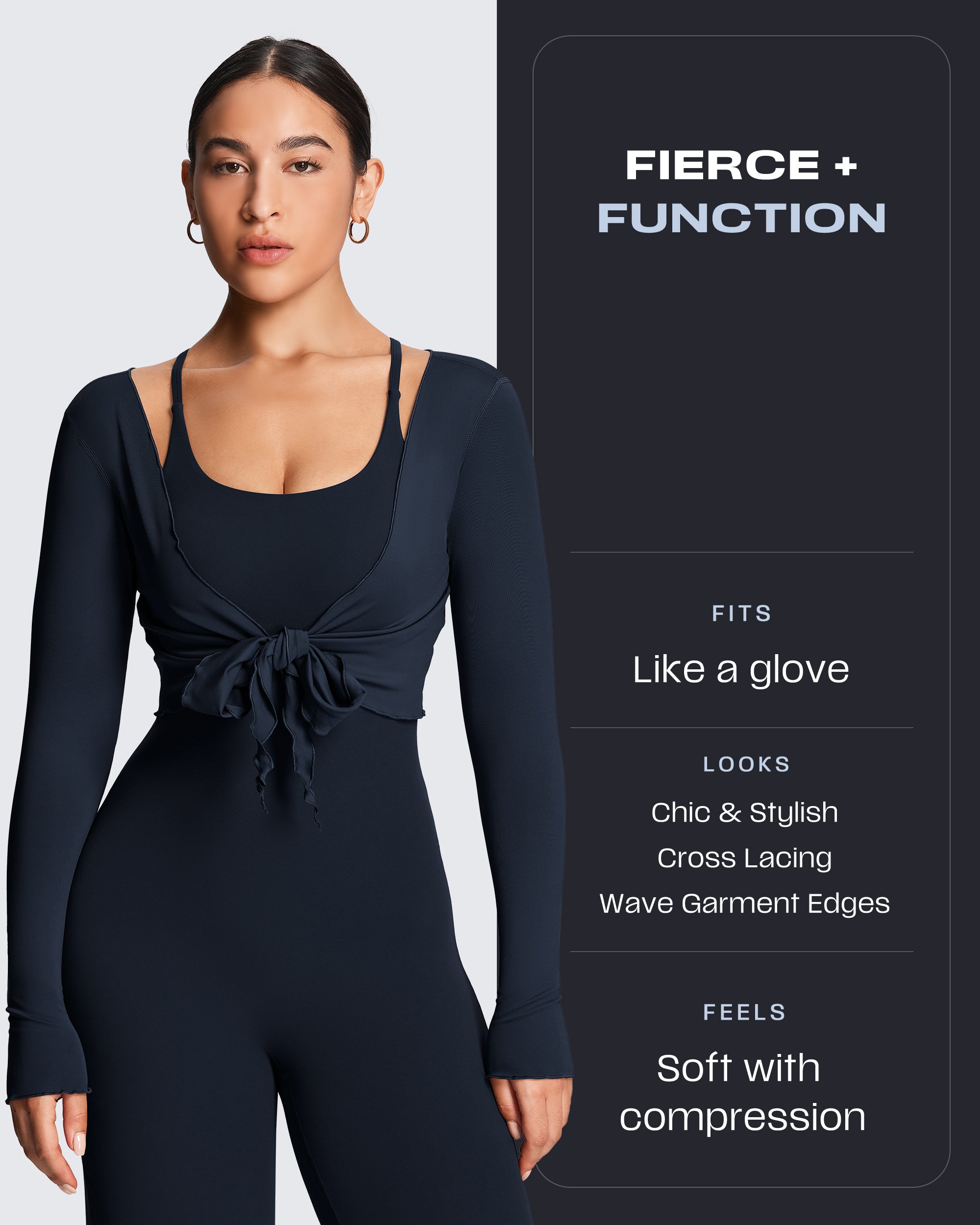 Aoxjox "Athlenza" Ruffle Wrap