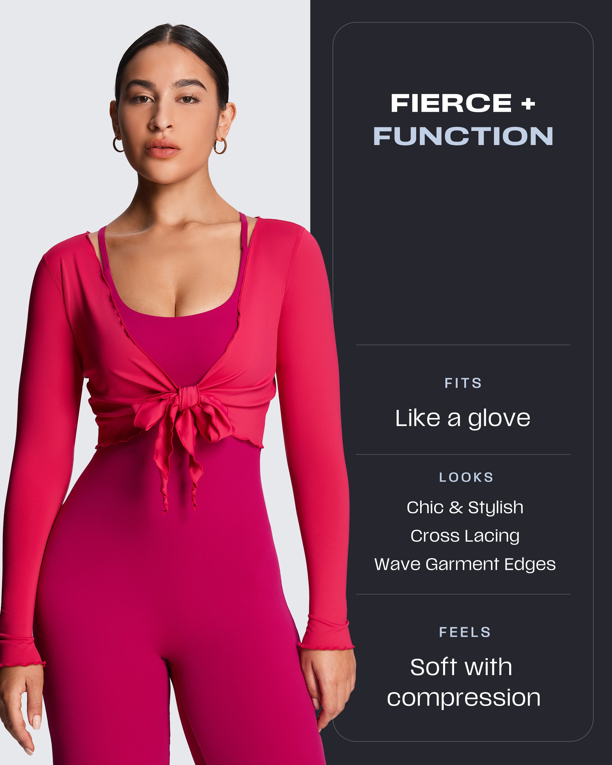 Aoxjox "Athlenza" Ruffle Wrap