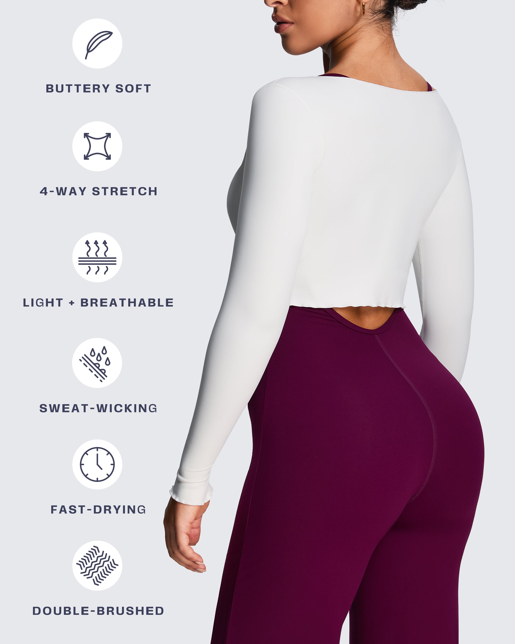 Aoxjox "Athlenza" Ruffle Wrap