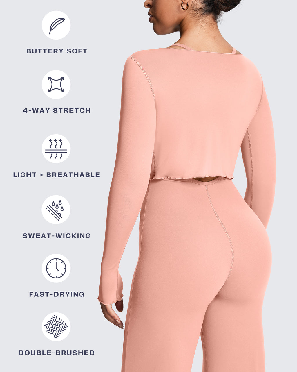 Aoxjox "Athlenza" Ruffle Wrap