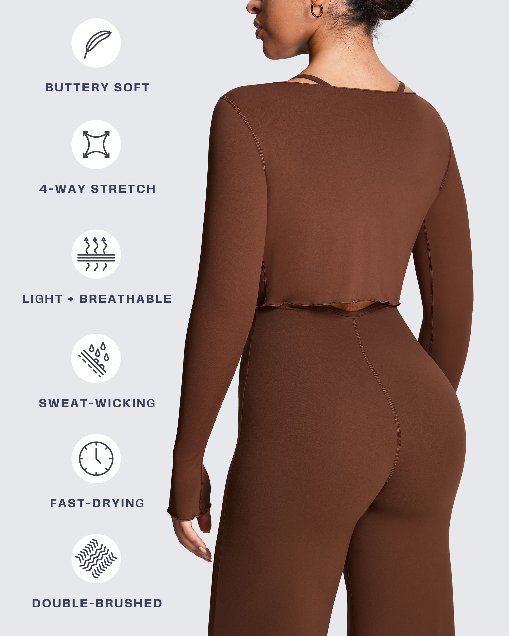 Aoxjox "Athlenza" Ruffle Wrap