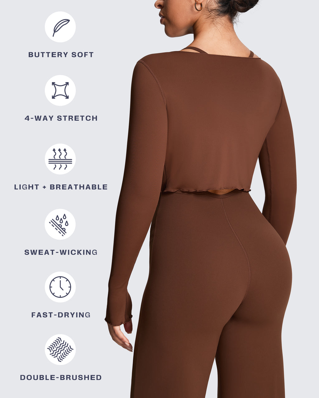 Aoxjox "Athlenza" Ruffle Wrap