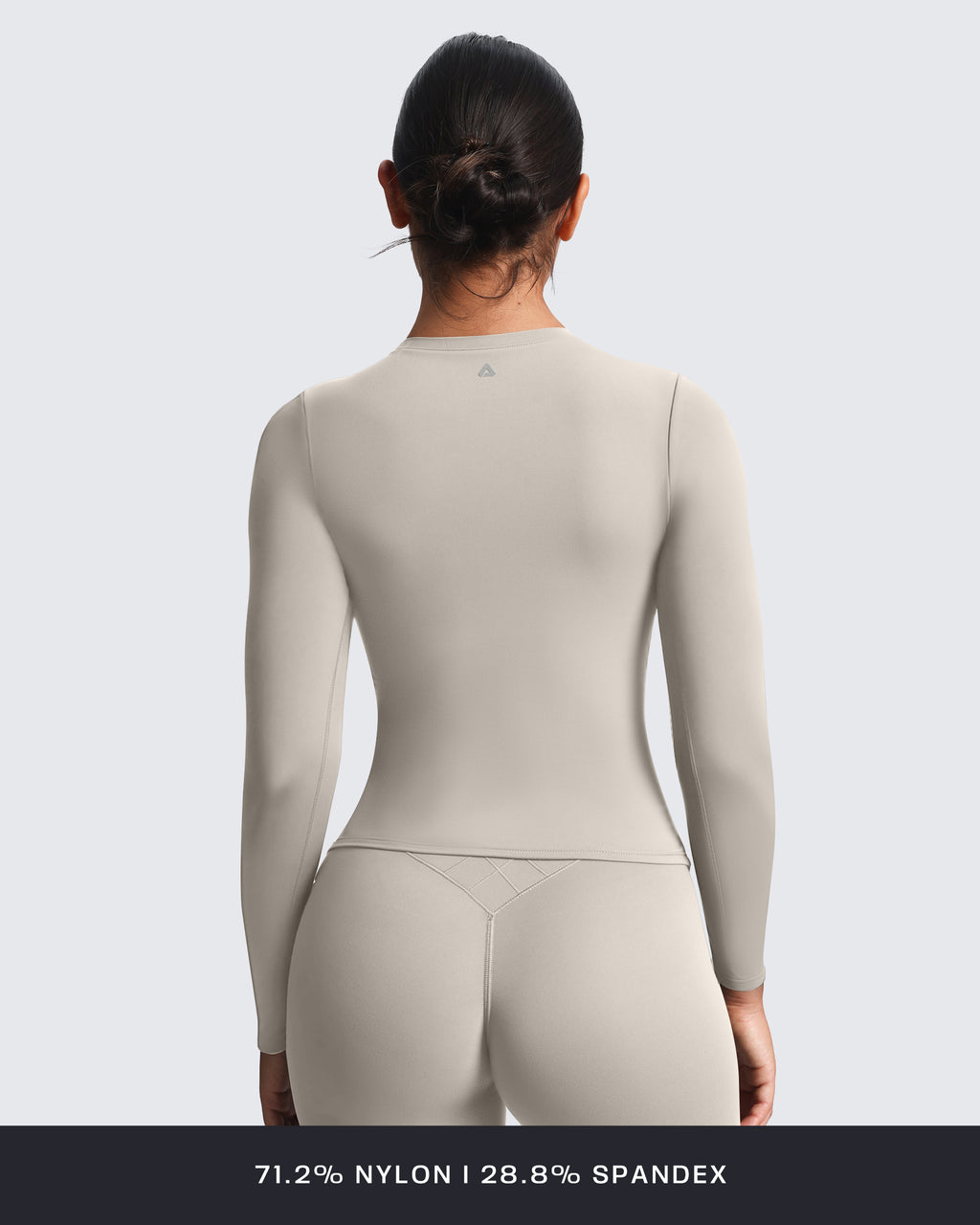 Aoxjox "Velura" Long Sleeve Ruched Tee