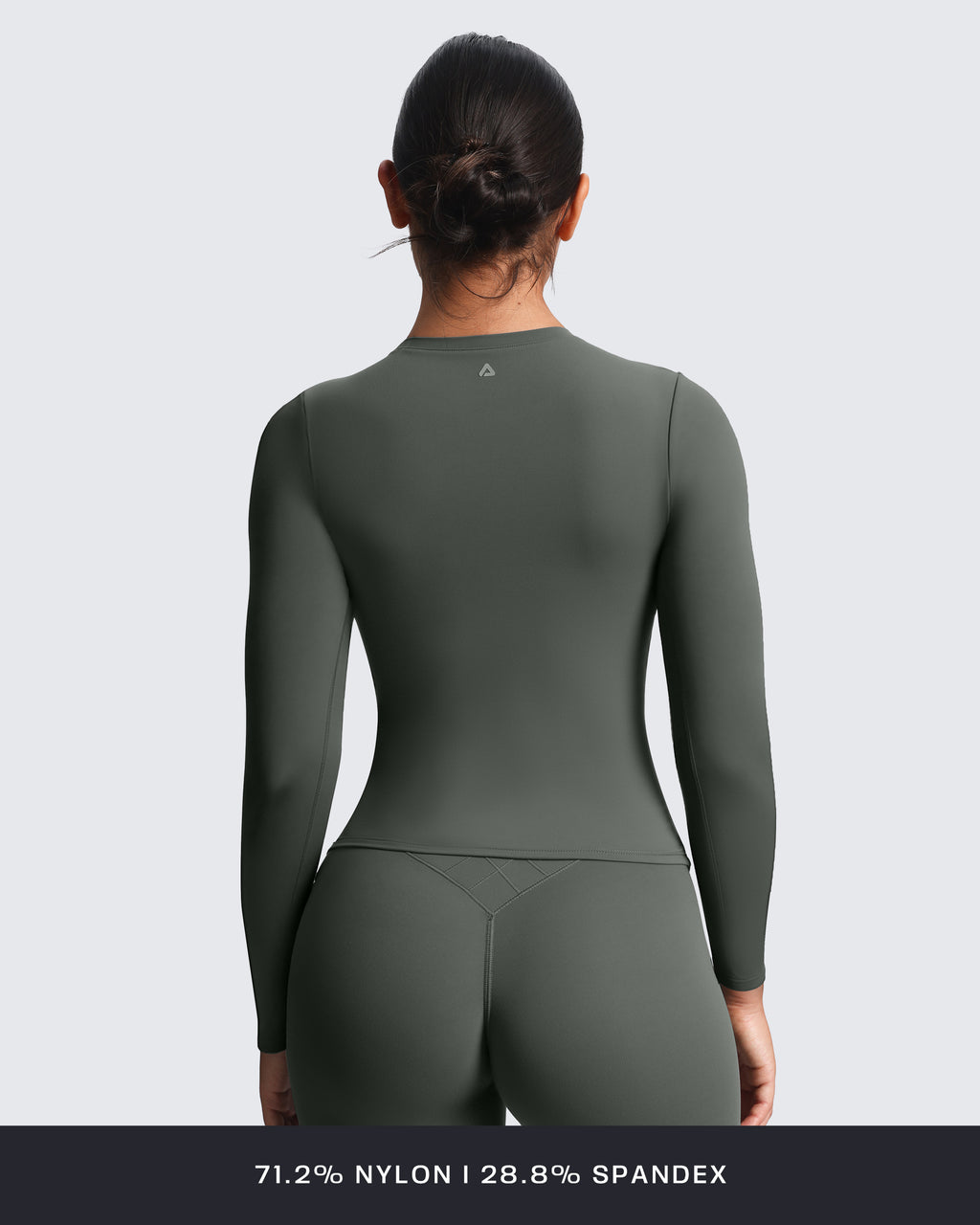Aoxjox "Velura" Long Sleeve Ruched Tee