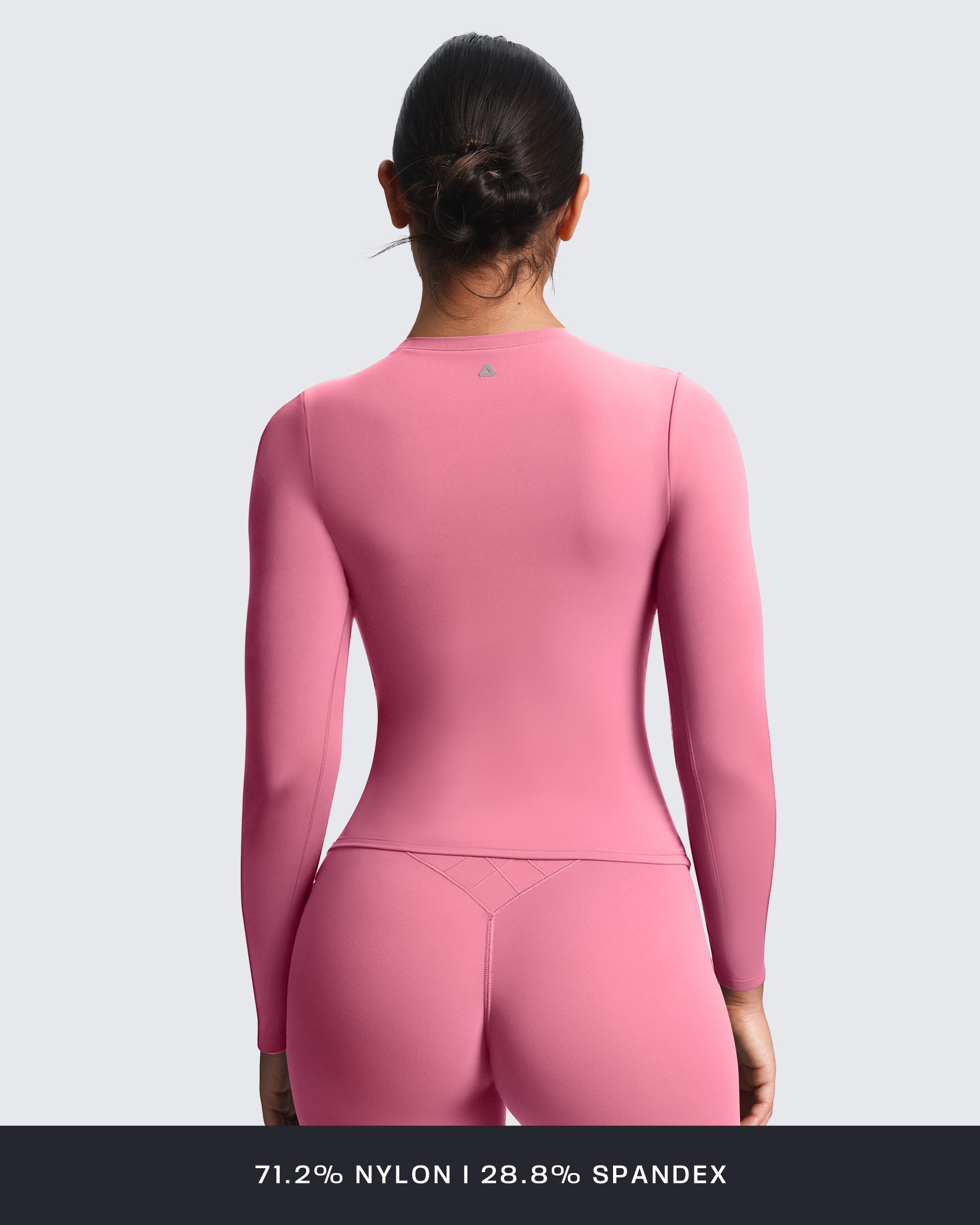 Aoxjox "Velura" Long Sleeve Ruched Tee