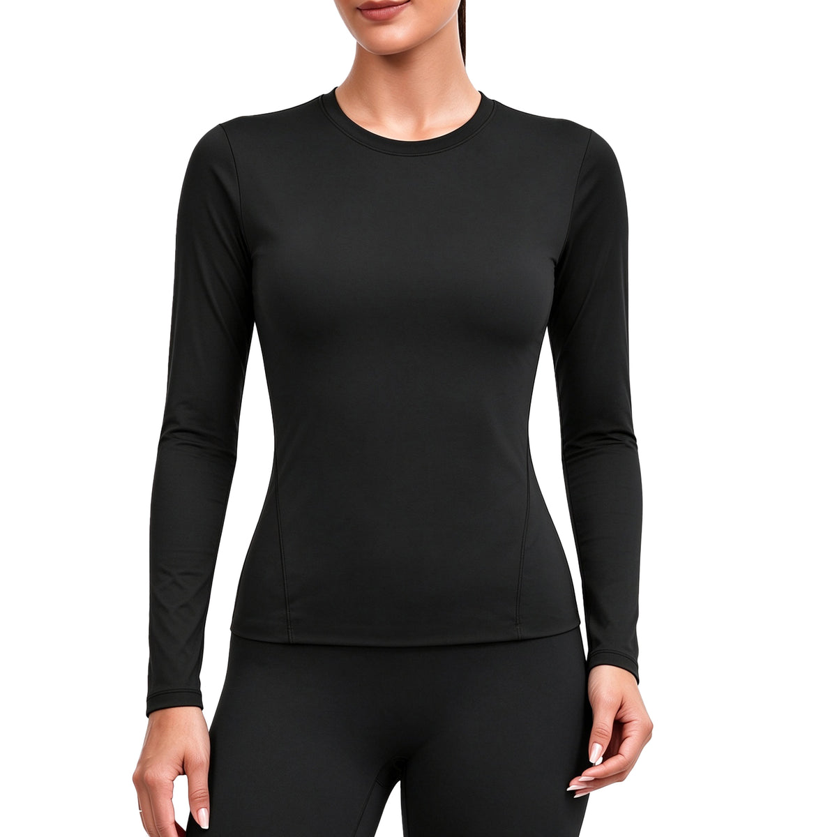 Aoxjox "Form" Sleek Fit Long Sleeve T-Shirts