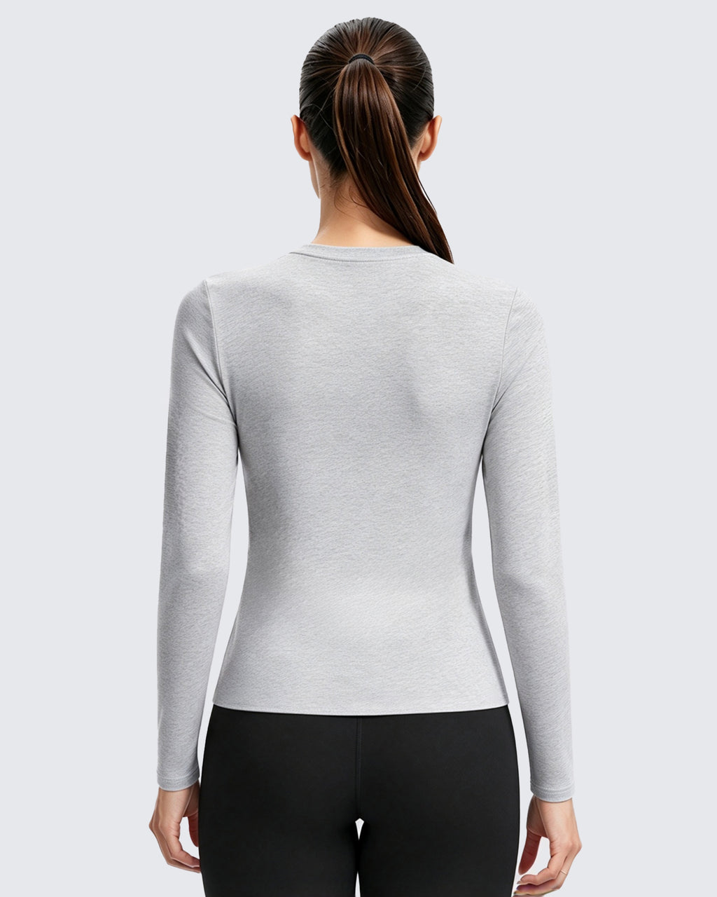 Aoxjox "Form" Sleek Fit Long Sleeve T-Shirts