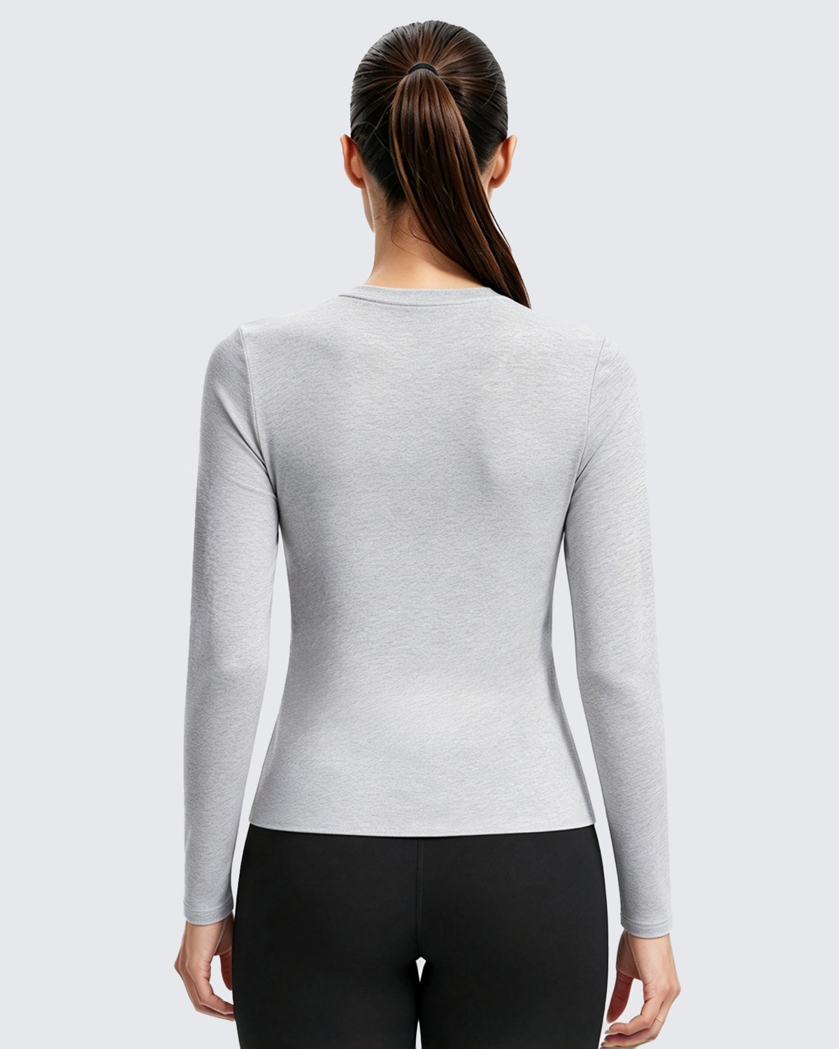 Aoxjox "Form" Sleek Fit Long Sleeve T-Shirts