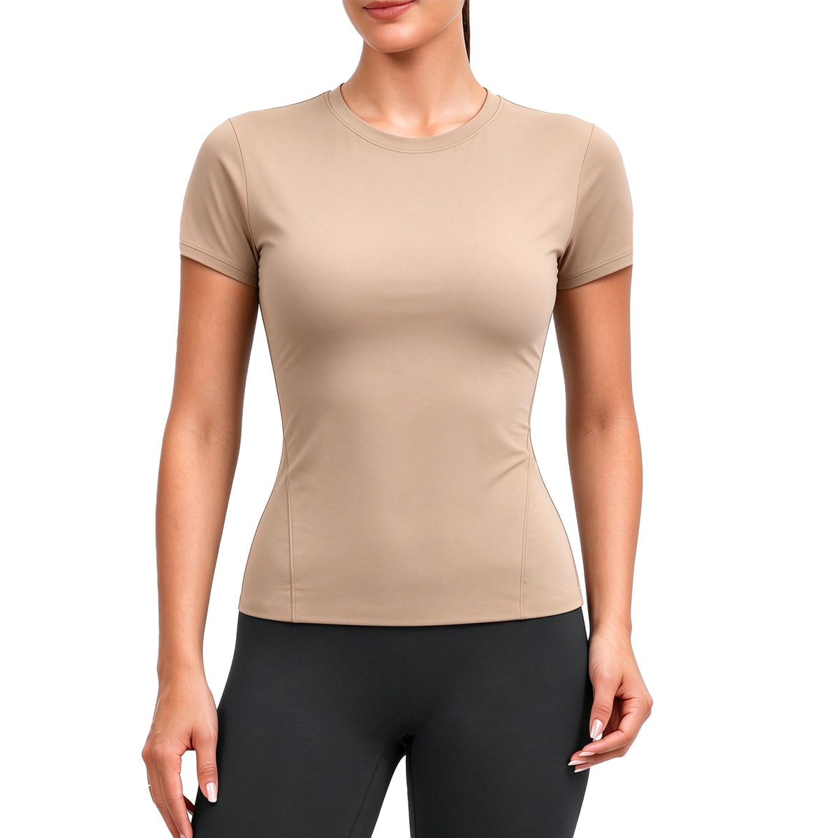 Aoxjox "Form" Sleek Fit Short Sleeve T-Shirts