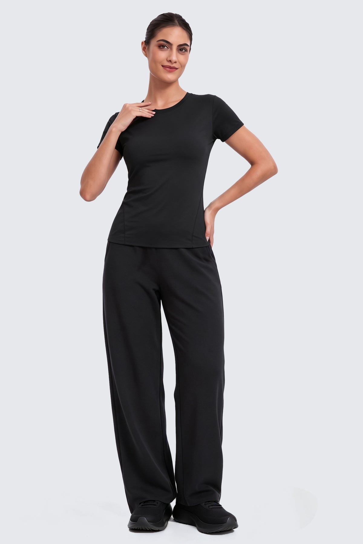 Aoxjox "Form" Sleek Fit Short Sleeve T-Shirts