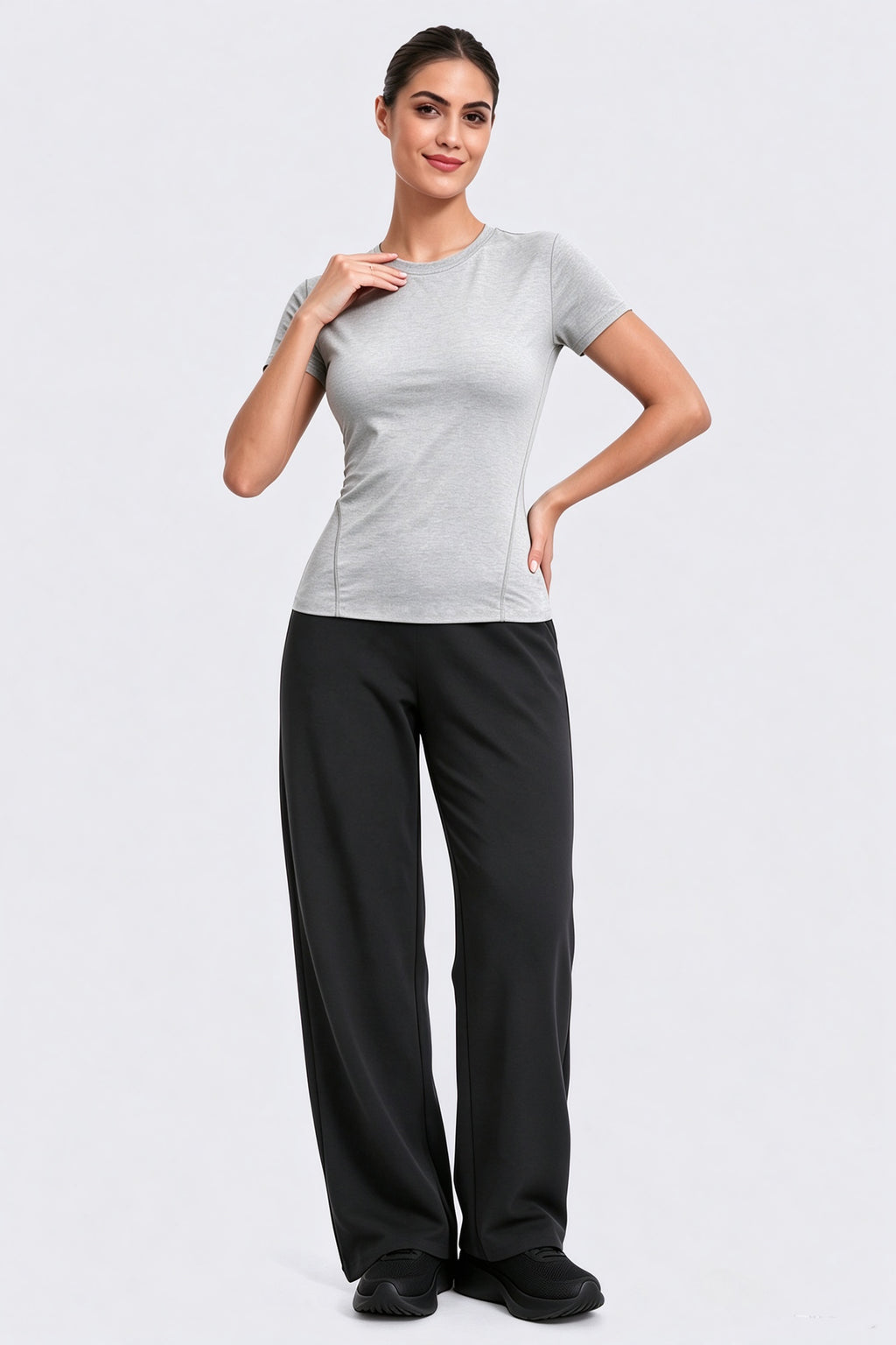 Aoxjox "Form" Sleek Fit Short Sleeve T-Shirts