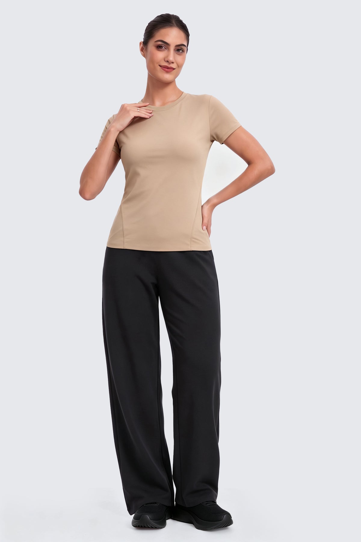 Aoxjox "Form" Sleek Fit Short Sleeve T-Shirts