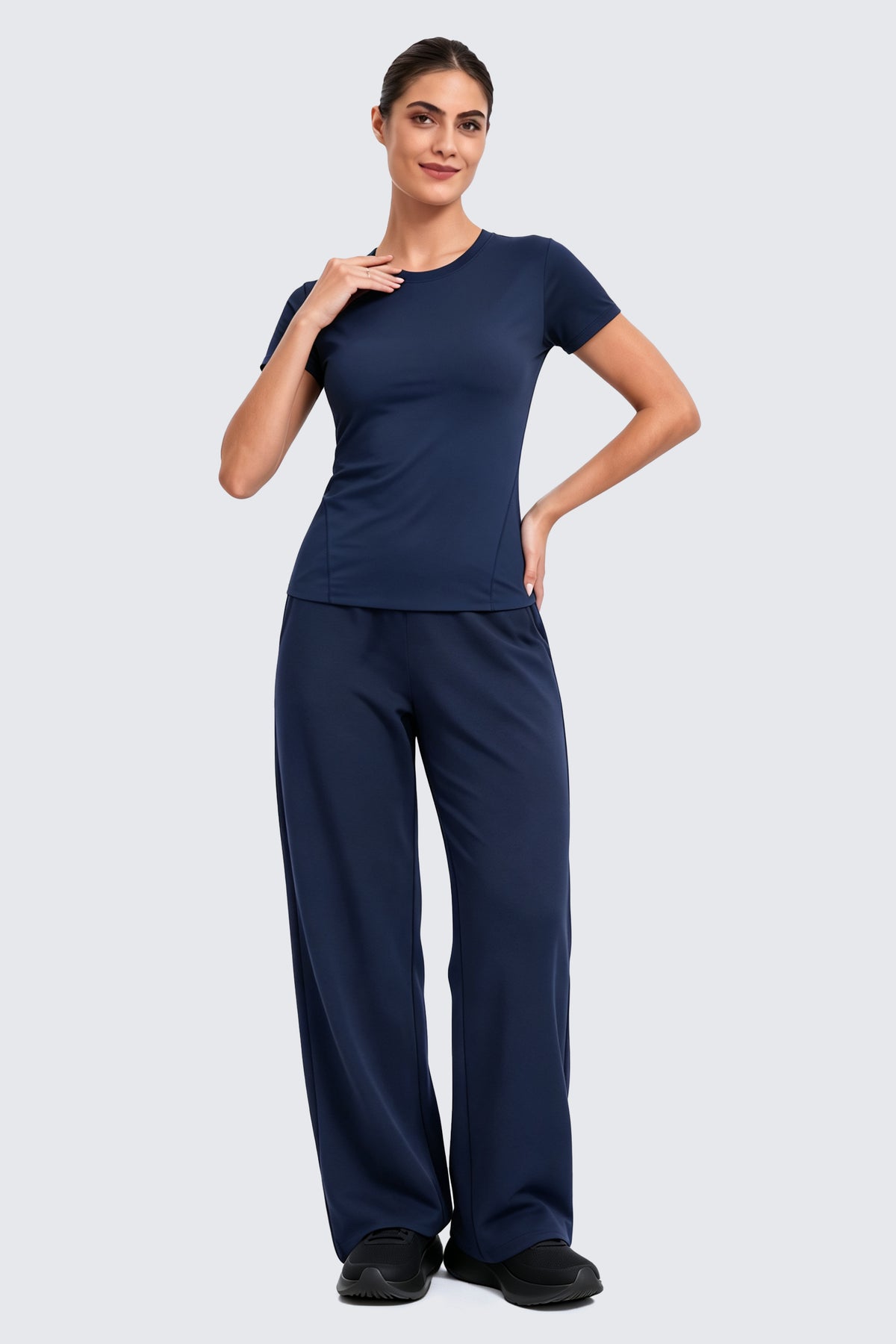 Aoxjox "Form" Sleek Fit Short Sleeve T-Shirts