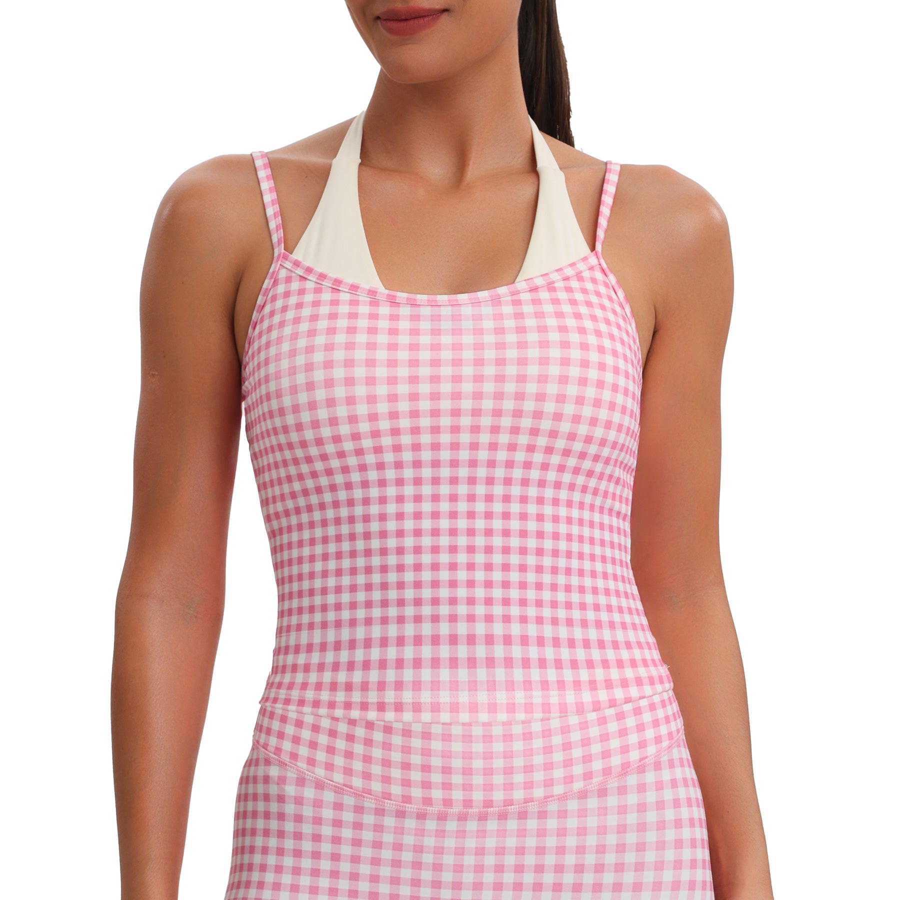Aoxjox "Dual Core" Bra & Tank Top Workout 2-Piece Set