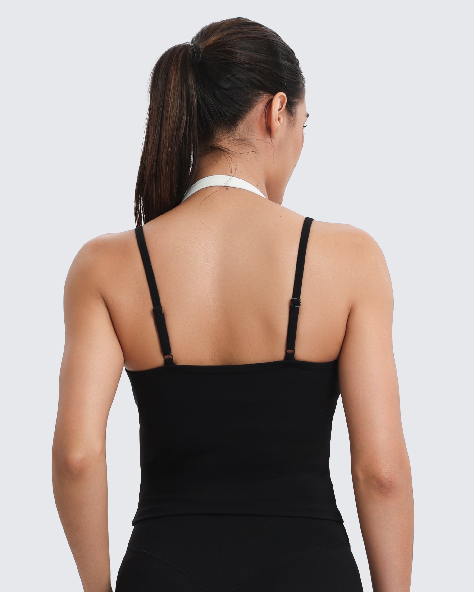 Aoxjox Women's “Dual Core ”Bra & Tank Top Workout 2-Piece Set