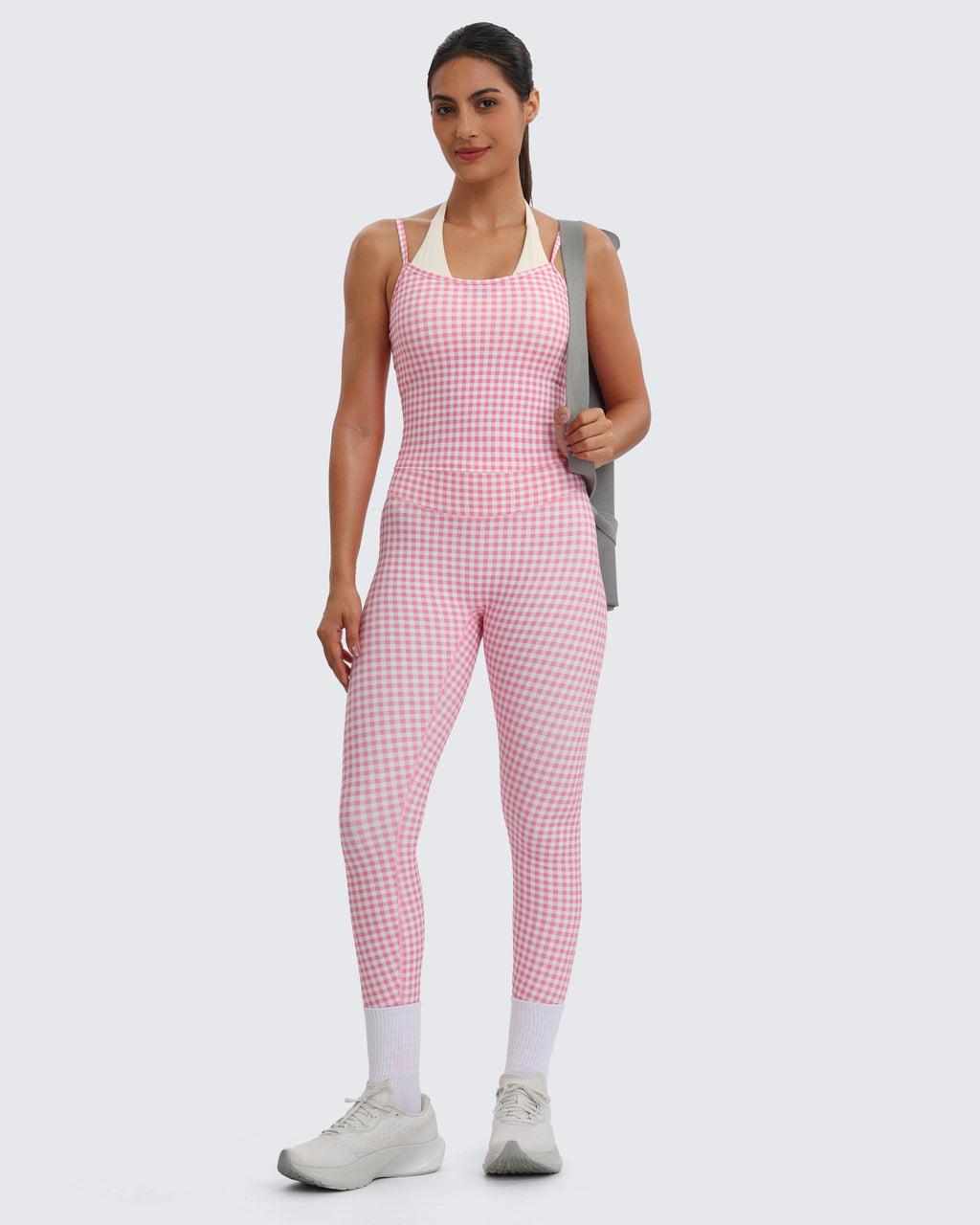 Aoxjox "Dual Core" Bra & Tank Top Workout 2-Piece Set