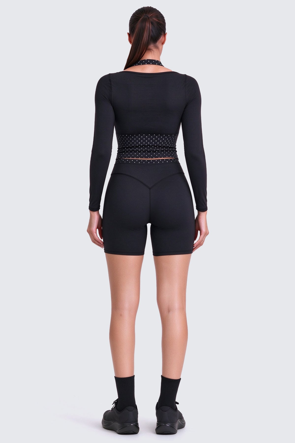 Aoxjox "Dual Core" Halter Long Sleeve T-Shirts