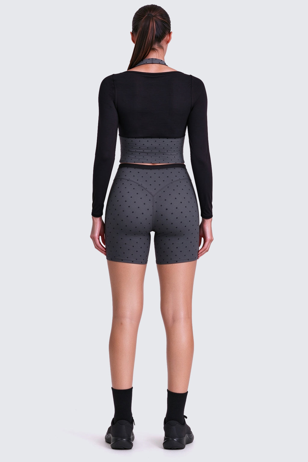 Aoxjox "Dual Core" Halter Long Sleeve T-Shirts