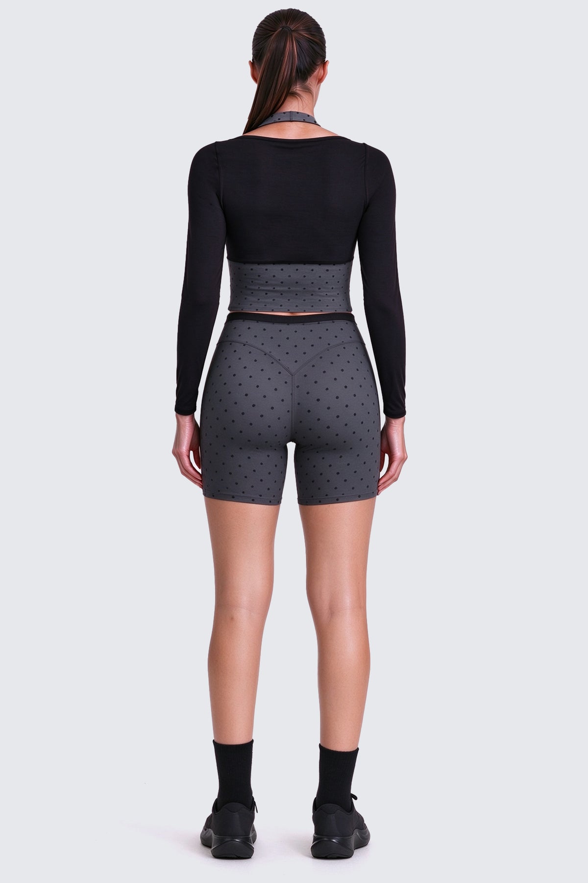 Aoxjox "Dual Core" Halter Long Sleeve T-Shirts