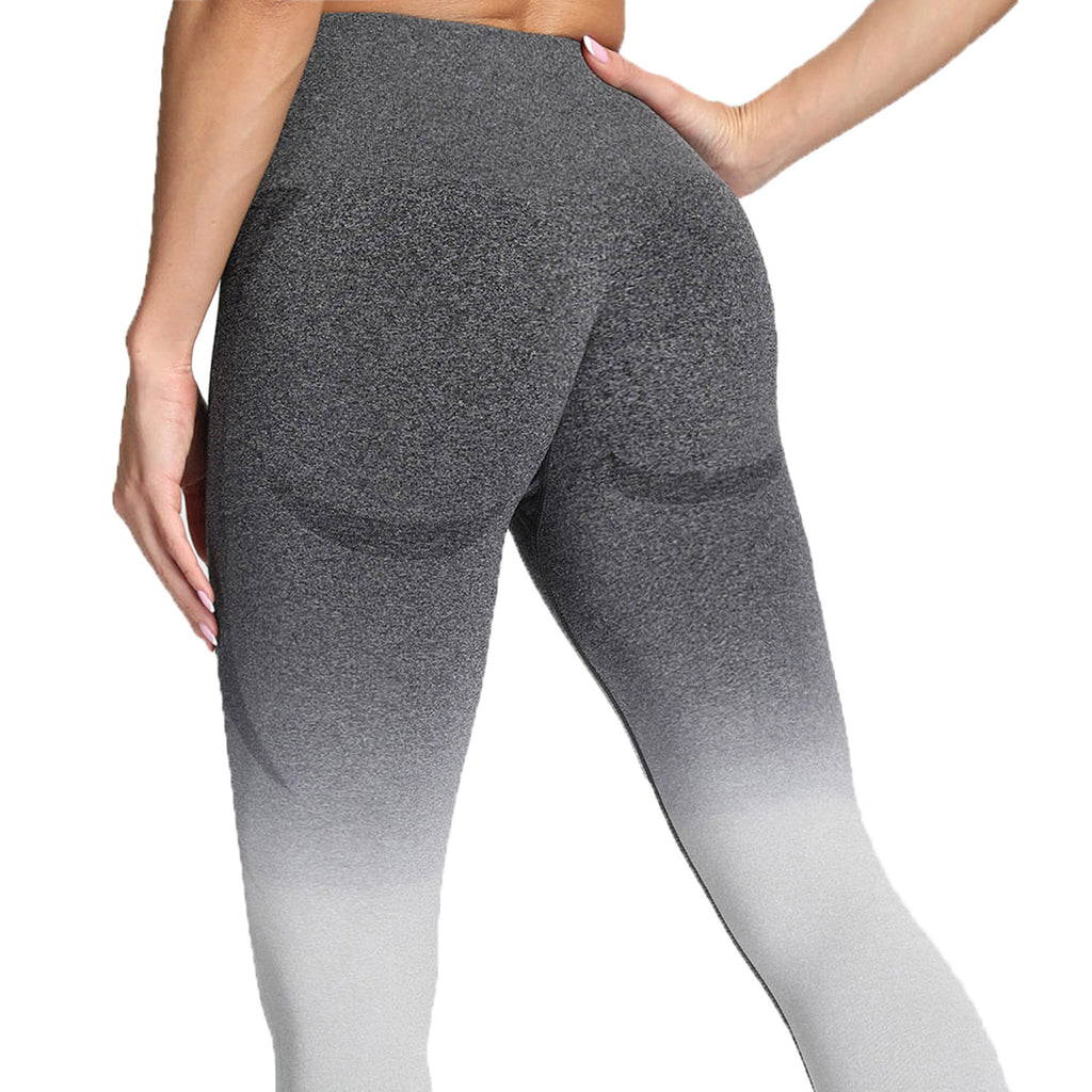 Aoxjox Smile Contour Ombre Seamless Leggings