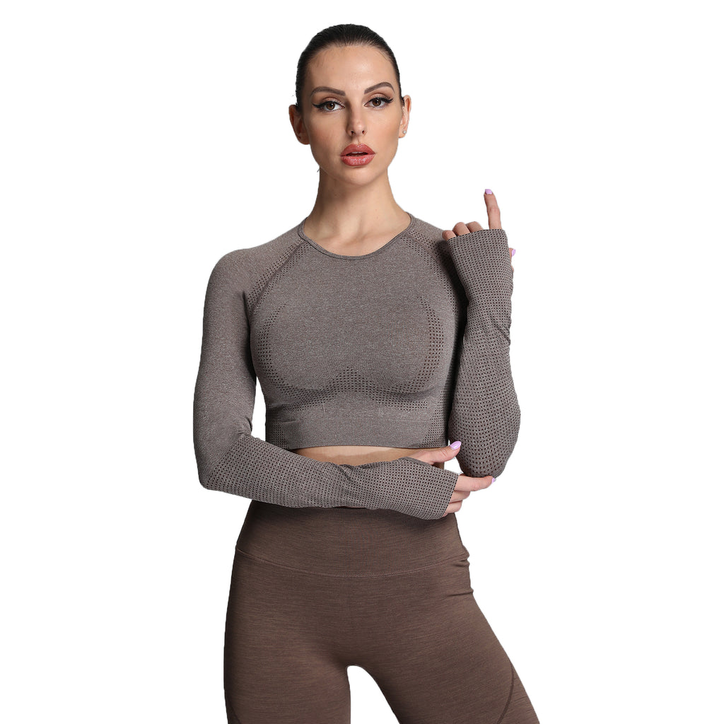 Aoxjox "Vital 2.0 / 3.0" long-sleeved Crop Top
