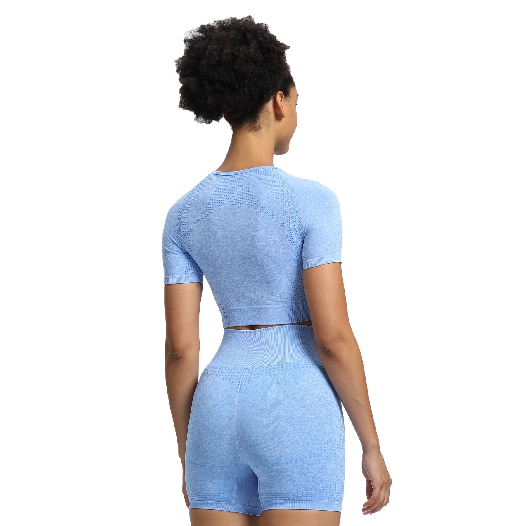Aoxjox Vital Short Sleeve Crop Tops