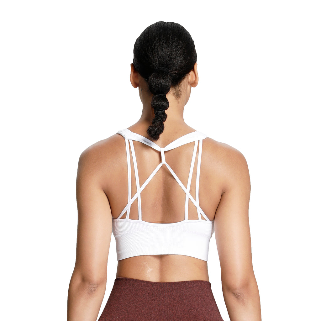 Aoxjox Ribbed Seamless Sports Bras