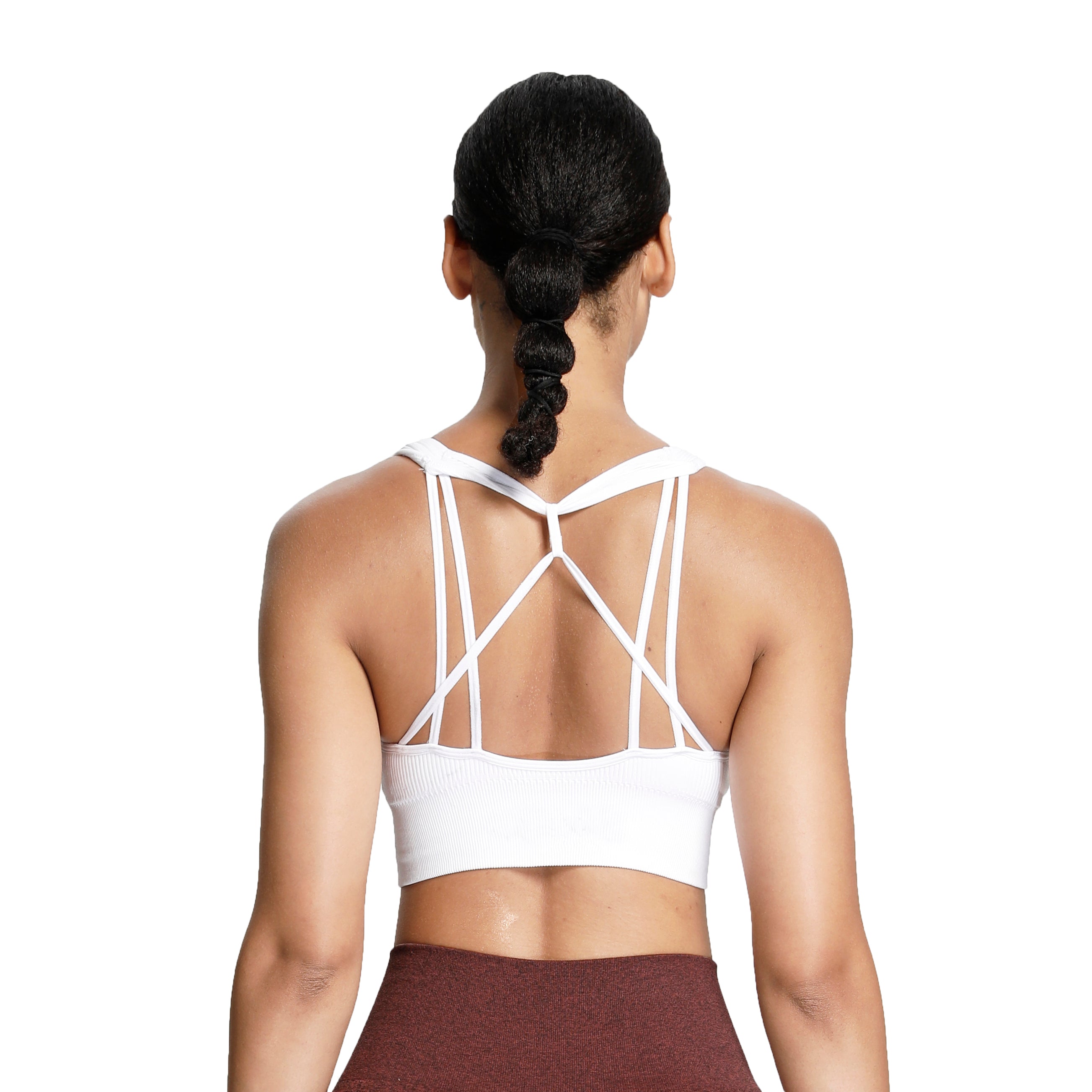 Aoxjox Ribbed Seamless Sports Bras