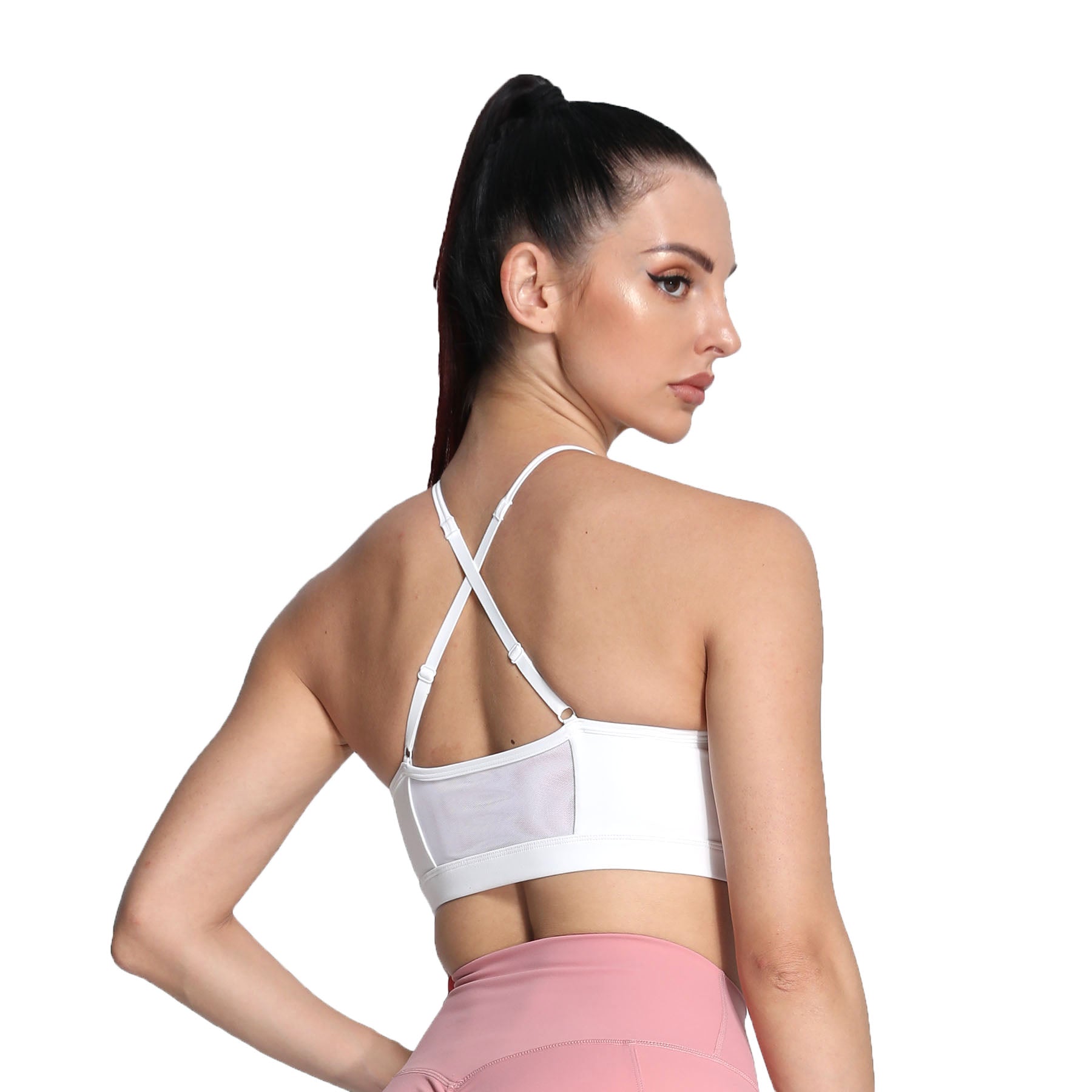 Aoxjox Ruched "Baddie" Sports Bras