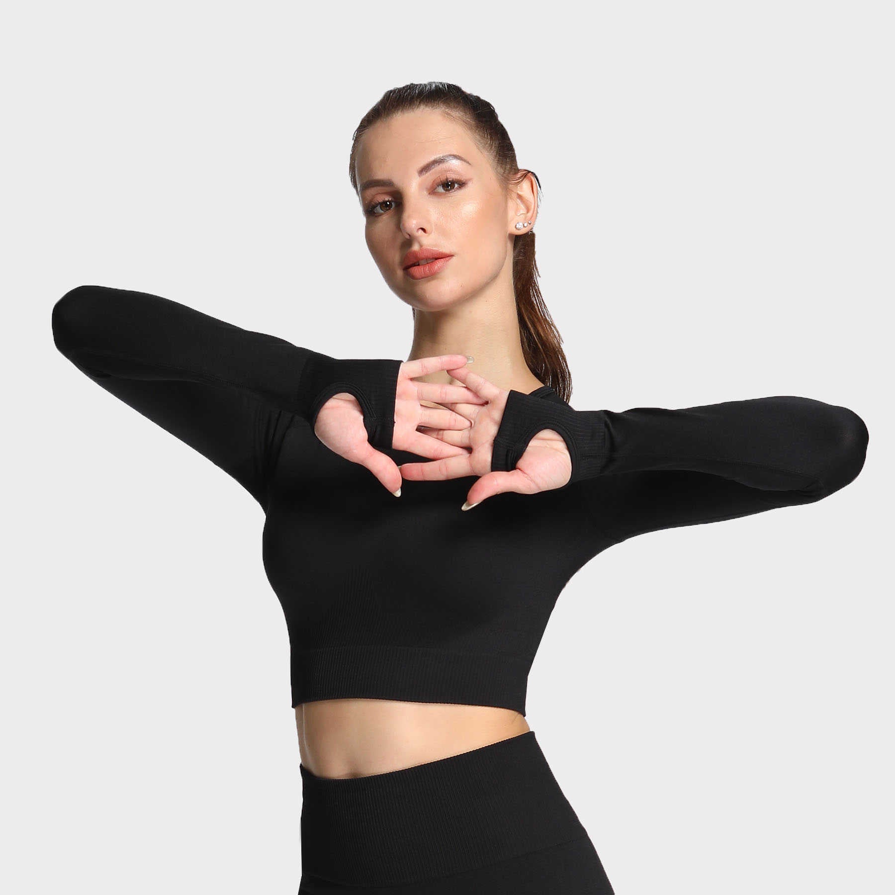 Aoxjox Hyperflex Seamless Crop Top