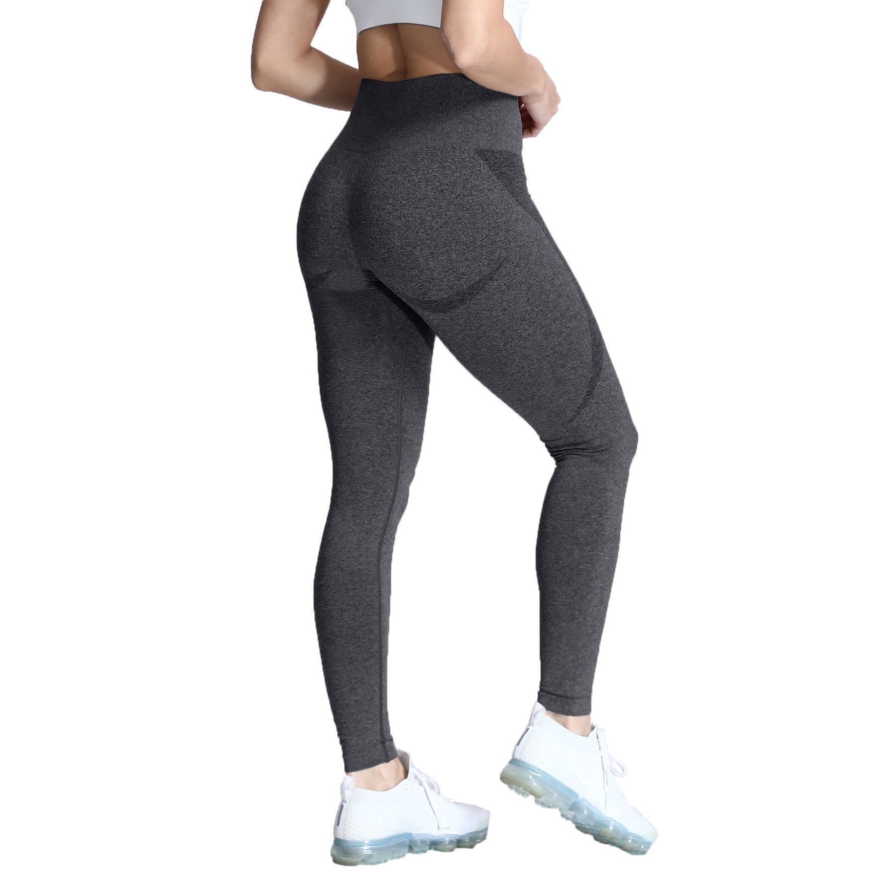 Aoxjox Darks Smile Contour Seamless Leggings