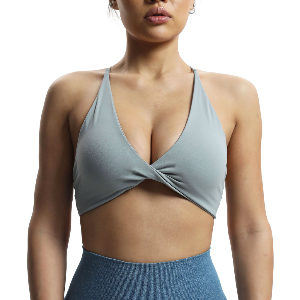 Aoxjox "Veronica" Twist Cross-Back Bra