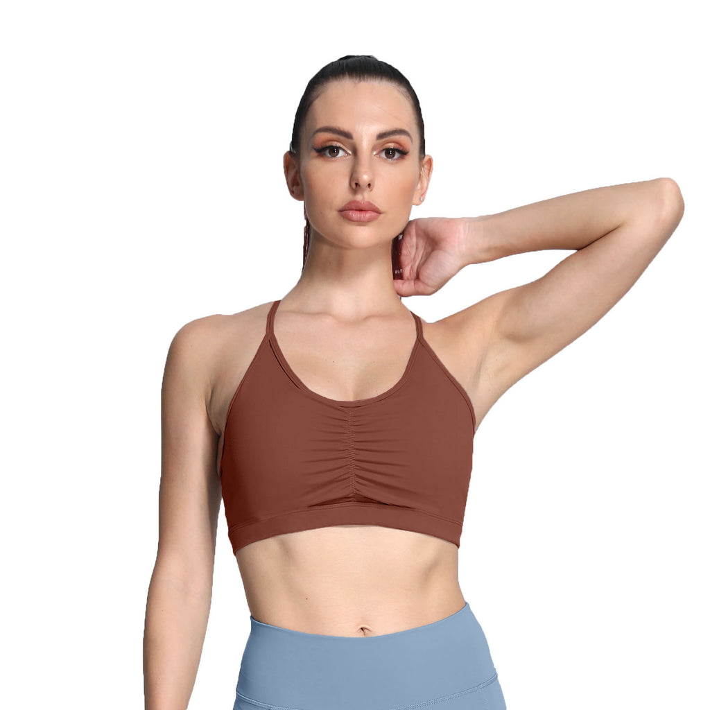 Aoxjox Ruched "Baddie" Sports Bras