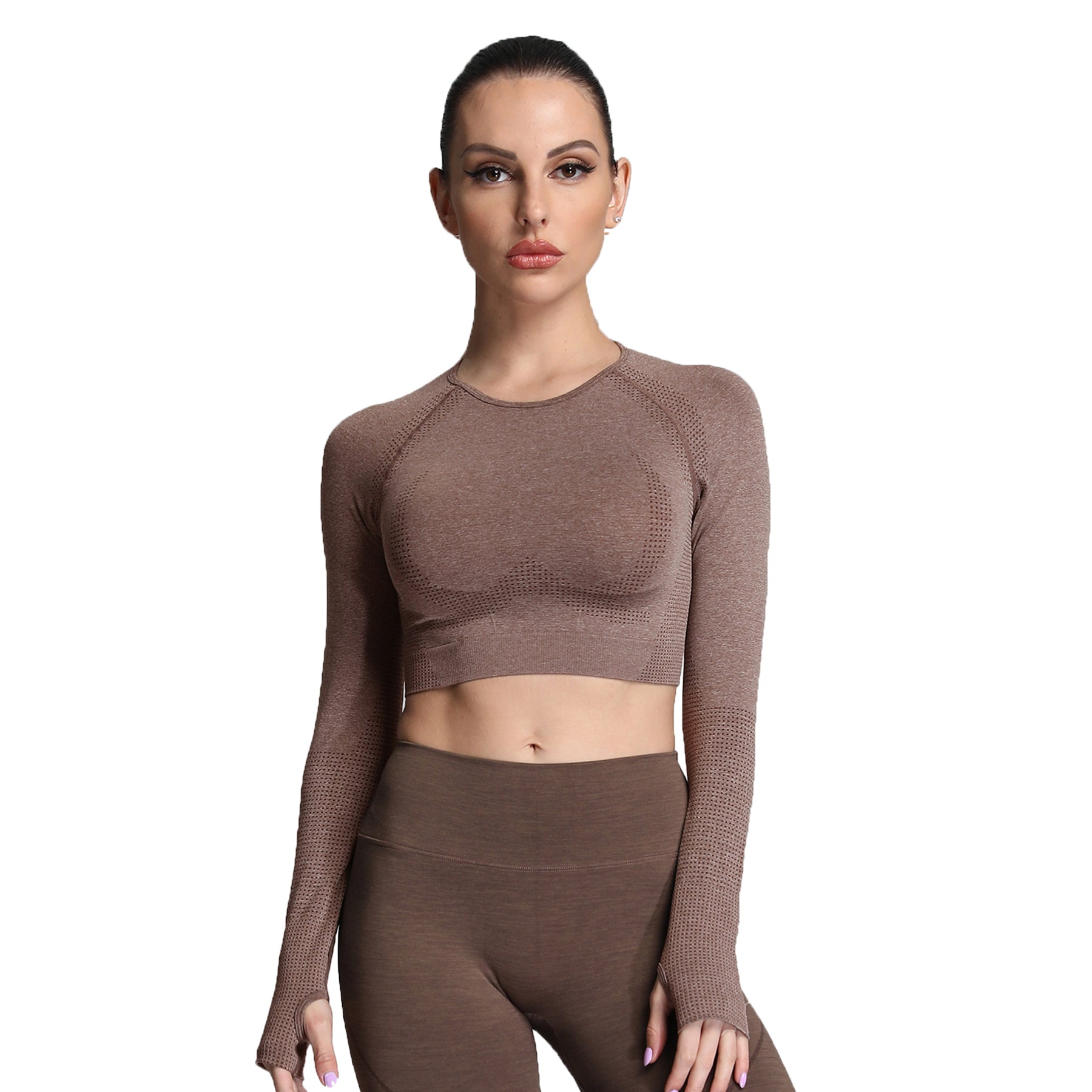 Aoxjox "Vital 2.0 / 3.0" long-sleeved Crop Top